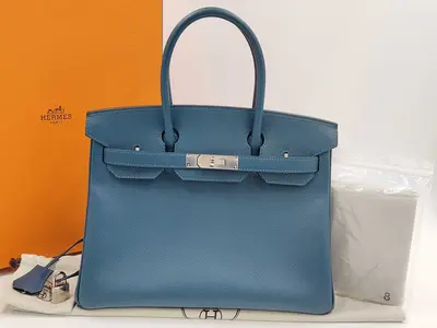 Birkin Bag BIRKIN 30 A STAMP EPSOM PHW ABY735 Handbag