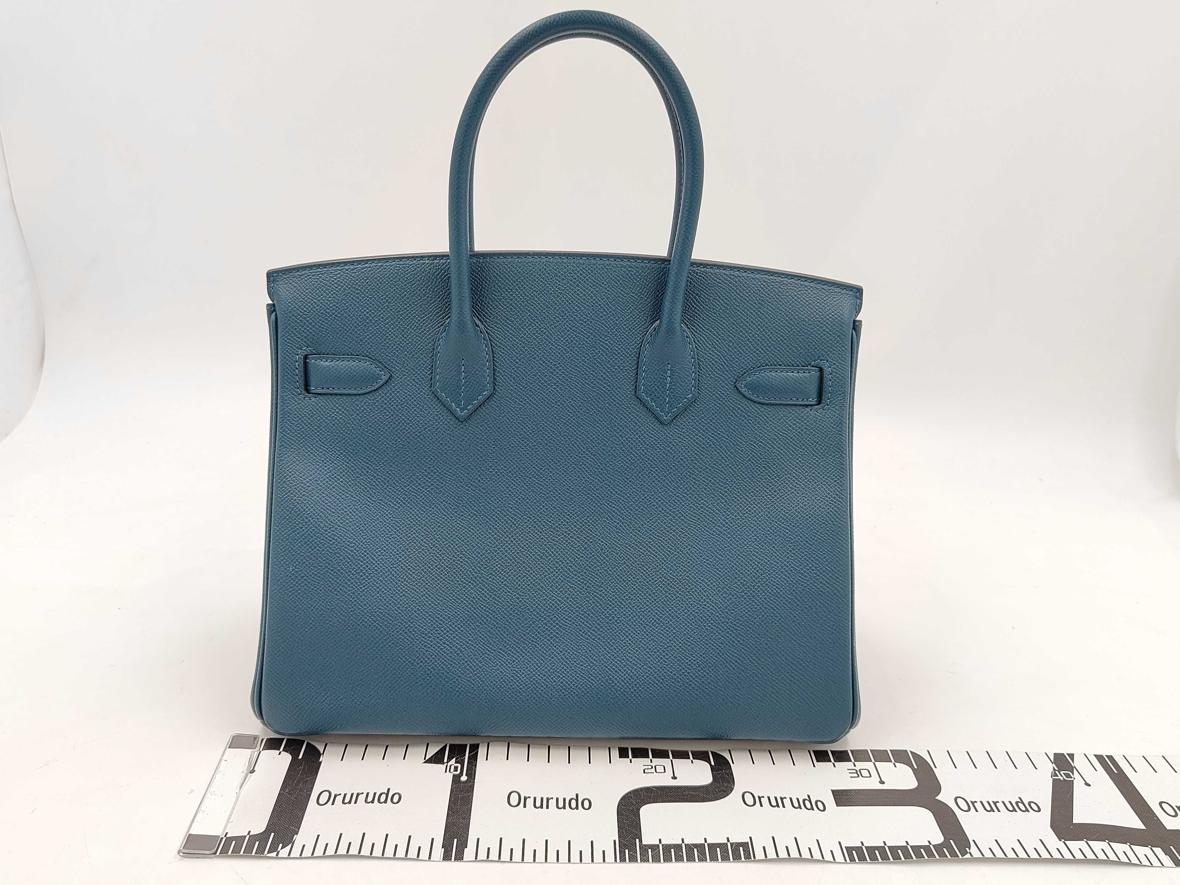 Birkin Bag BIRKIN 30 A STAMP EPSOM PHW ABY735 Handbag — view 2