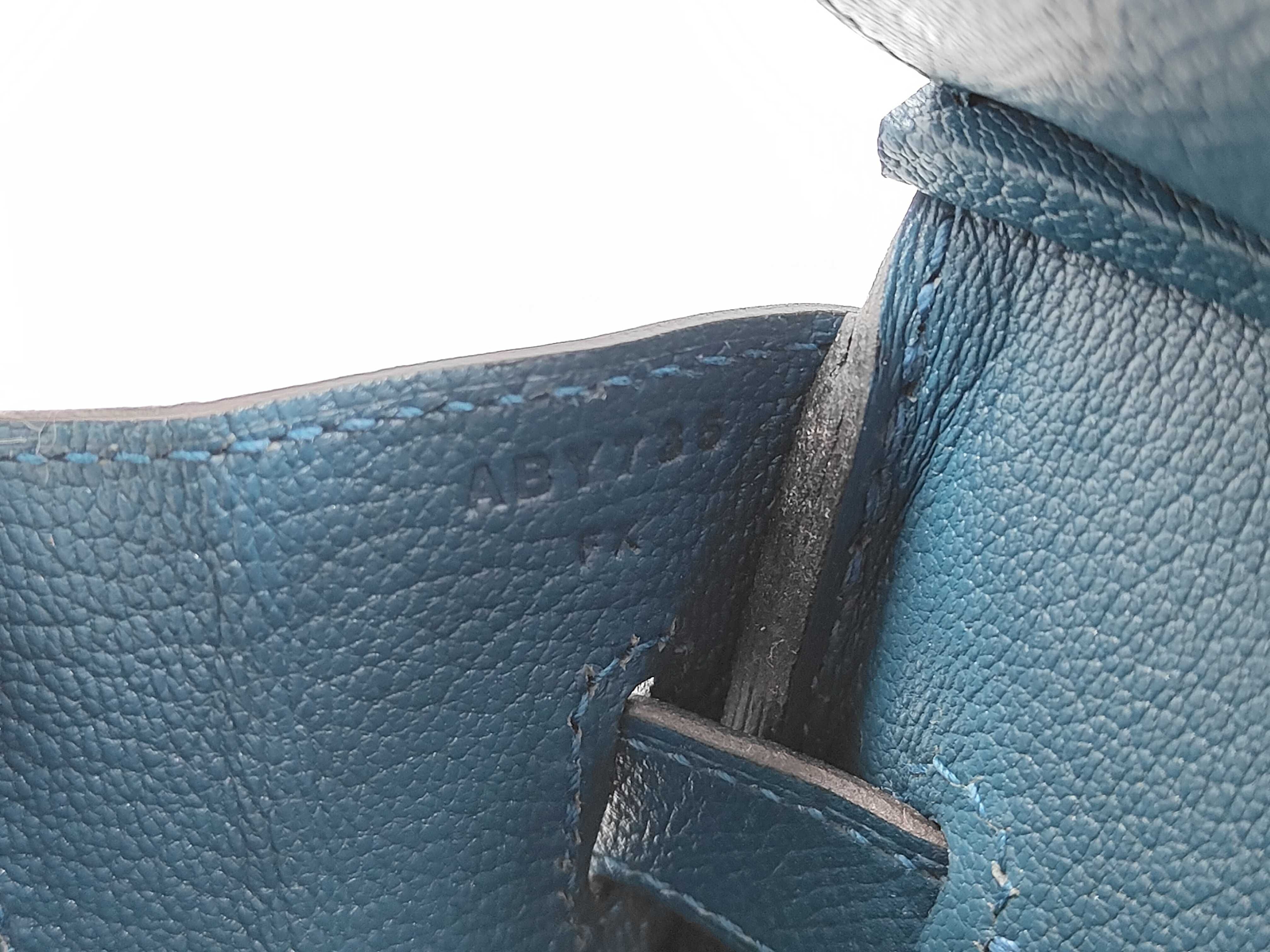 Birkin Bag BIRKIN 30 A STAMP EPSOM PHW ABY735 Handbag — view 13