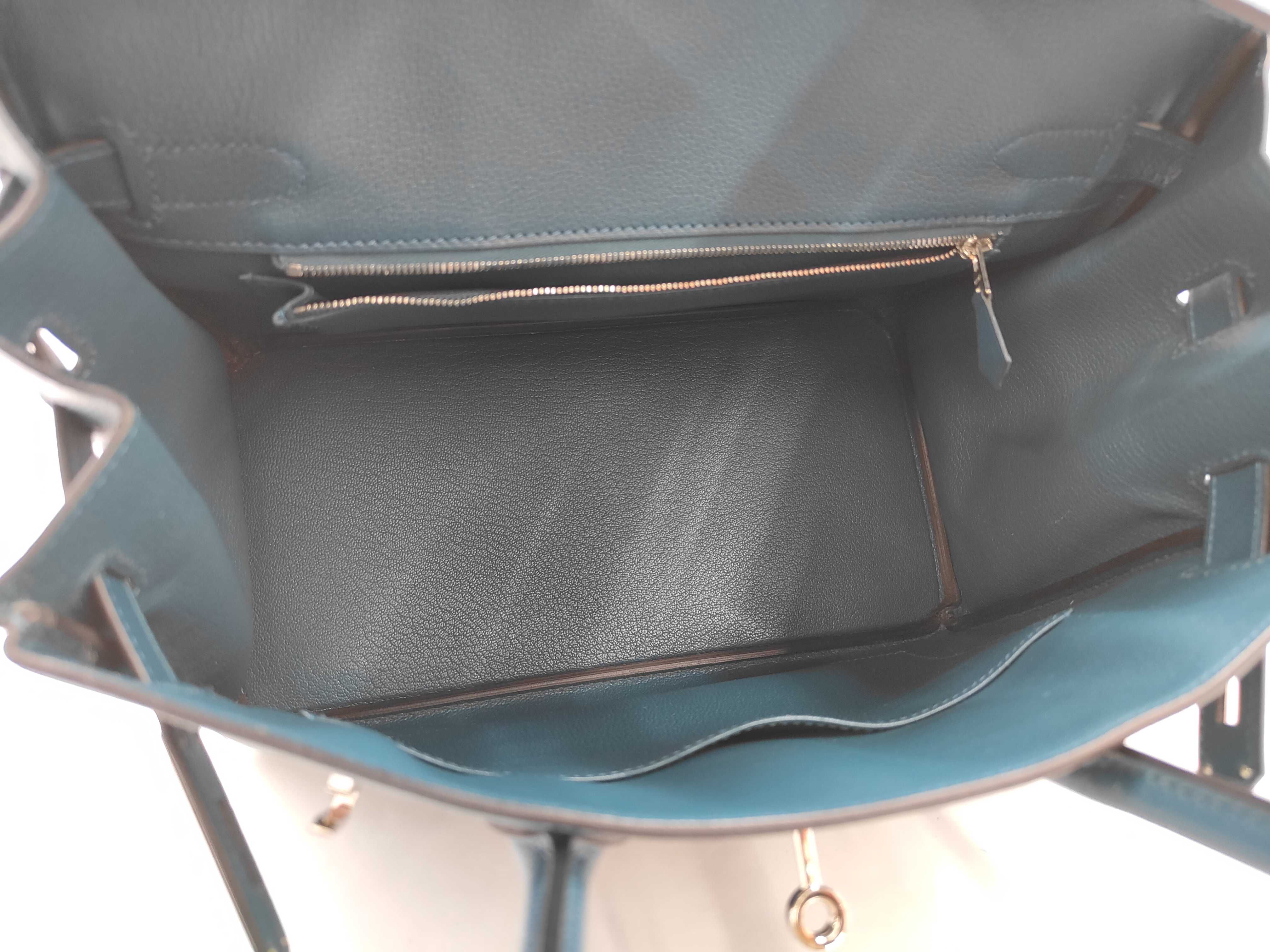 Birkin Bag BIRKIN 30 A STAMP EPSOM PHW ABY735 Handbag — view 9