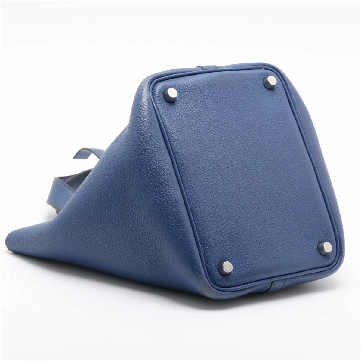 Picotin 18 PM Taurillon Novillo Blue Silver Hardware K: 2007 — view 4