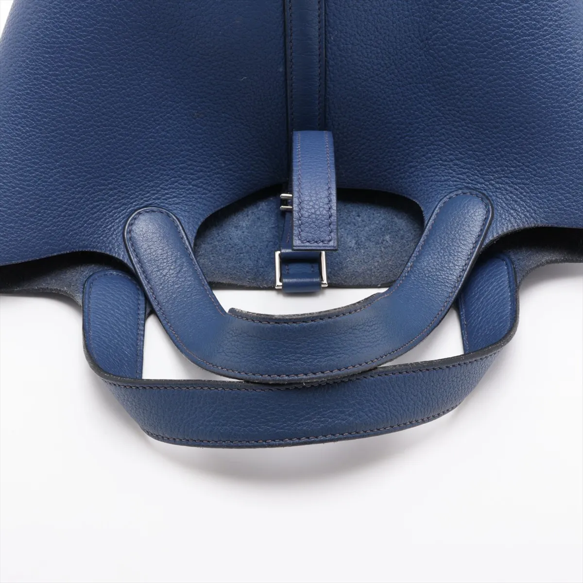 Picotin 18 PM Taurillon Novillo Blue Silver Hardware K: 2007 — view 5