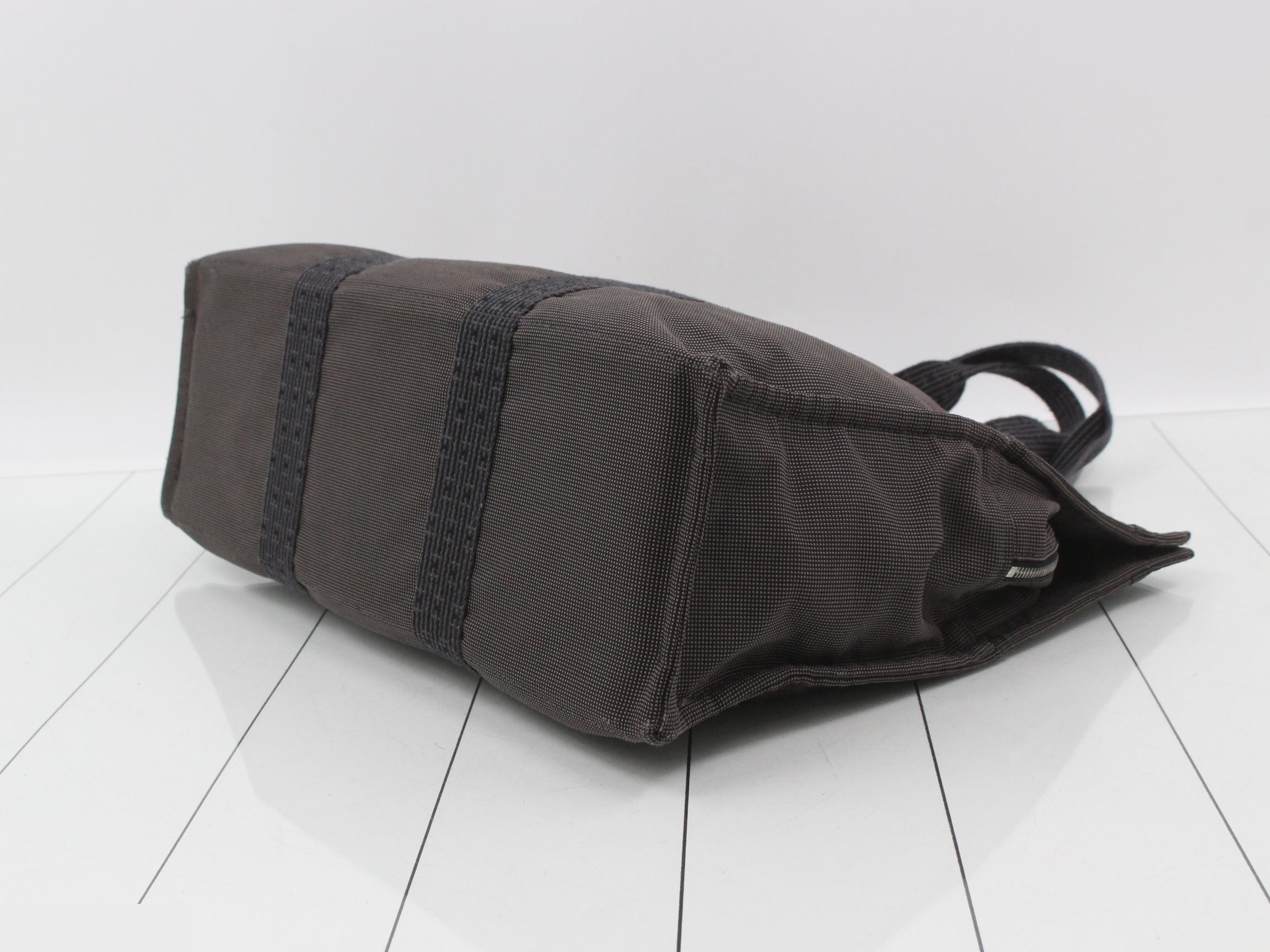 Aile Line Tote GM, Gray Canvas — view 6