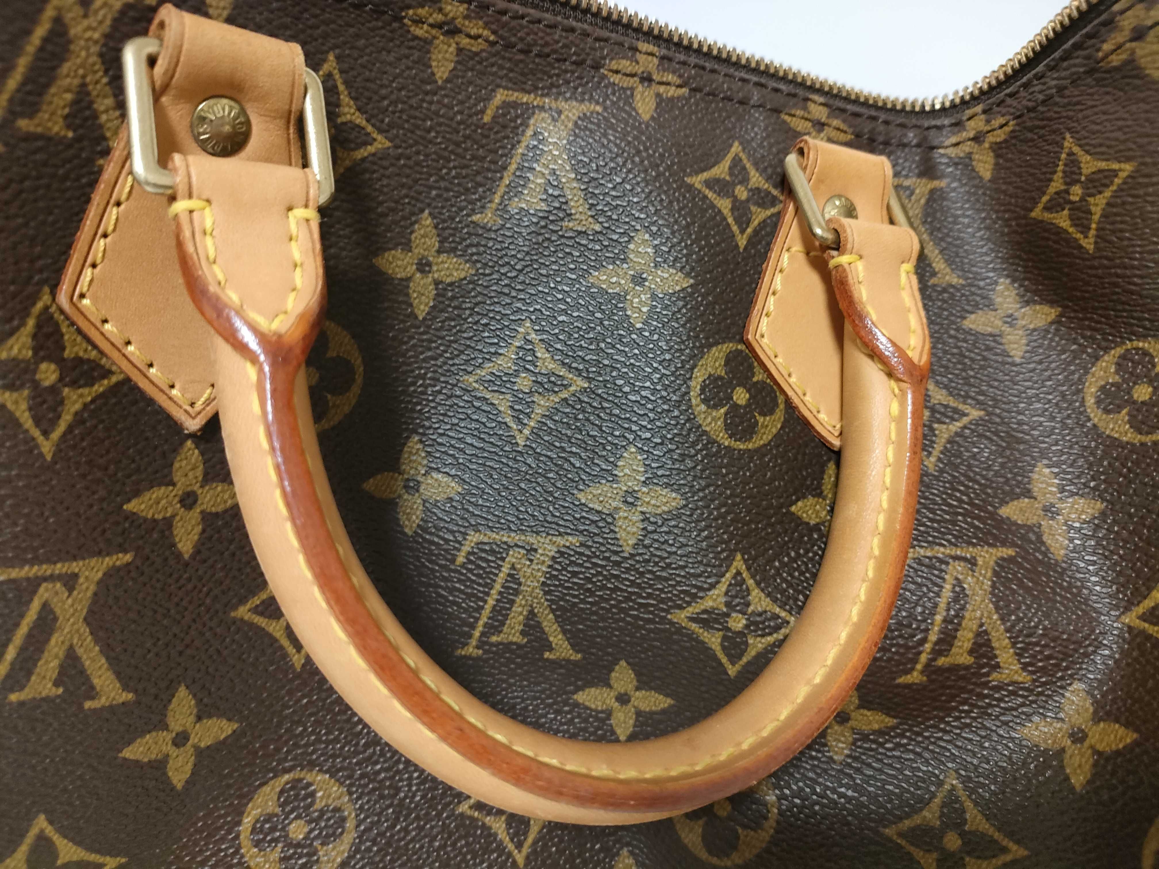 Monogram Speedy 40 M41522 SP0061 Brown Handbag — view 15