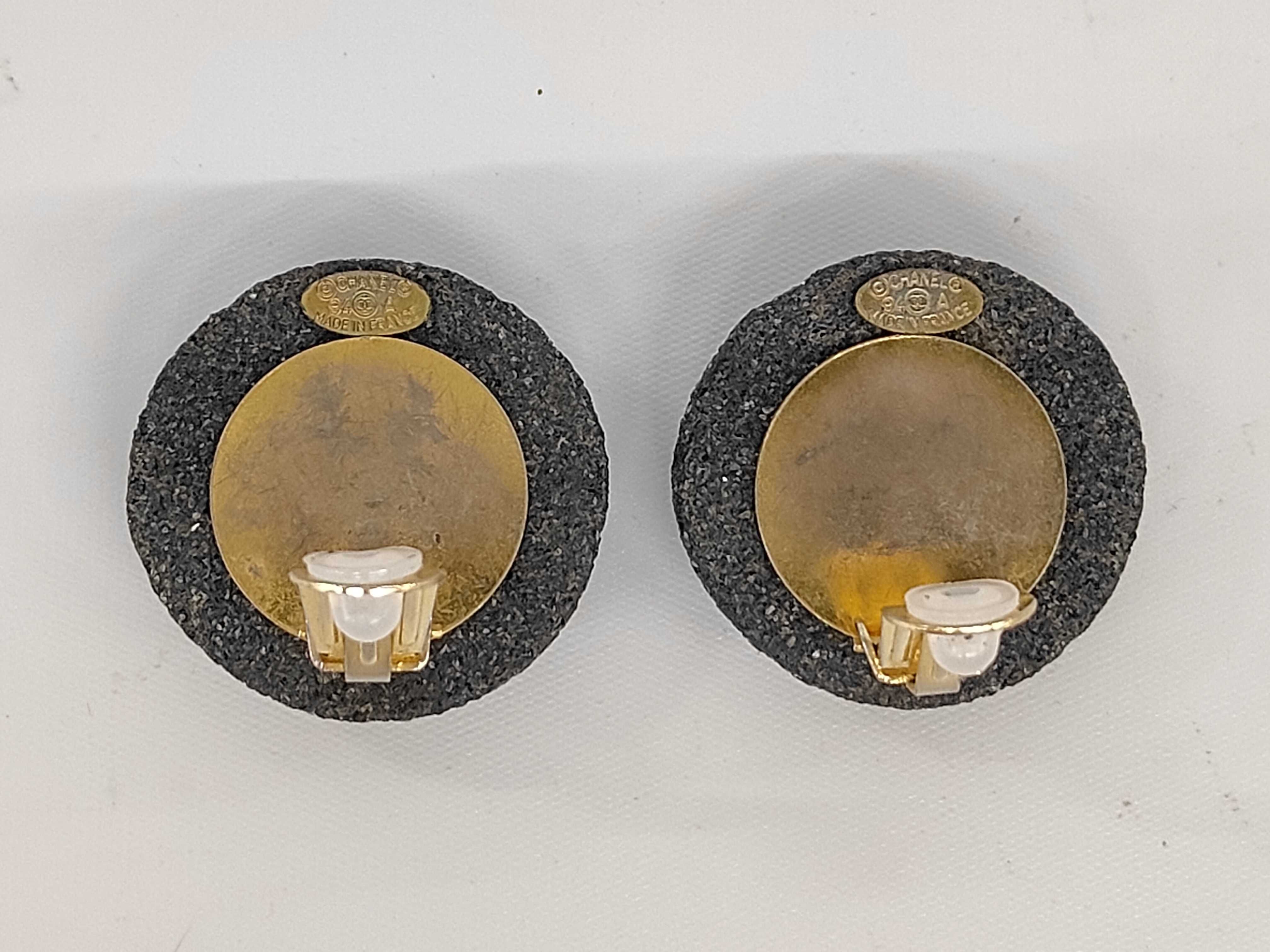 Coco Mark Gold Earrings — view 2