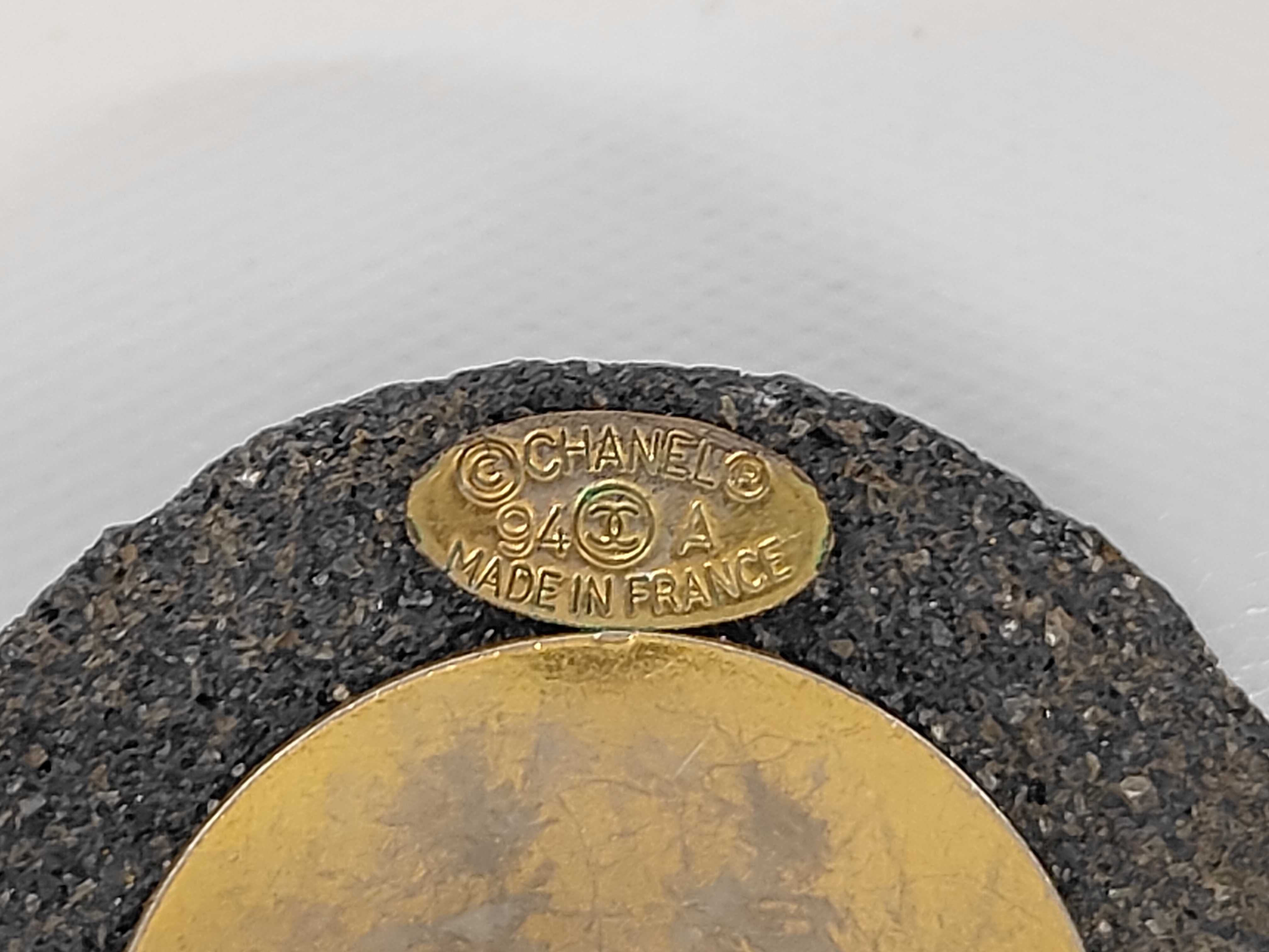 Coco Mark Gold Earrings — view 5