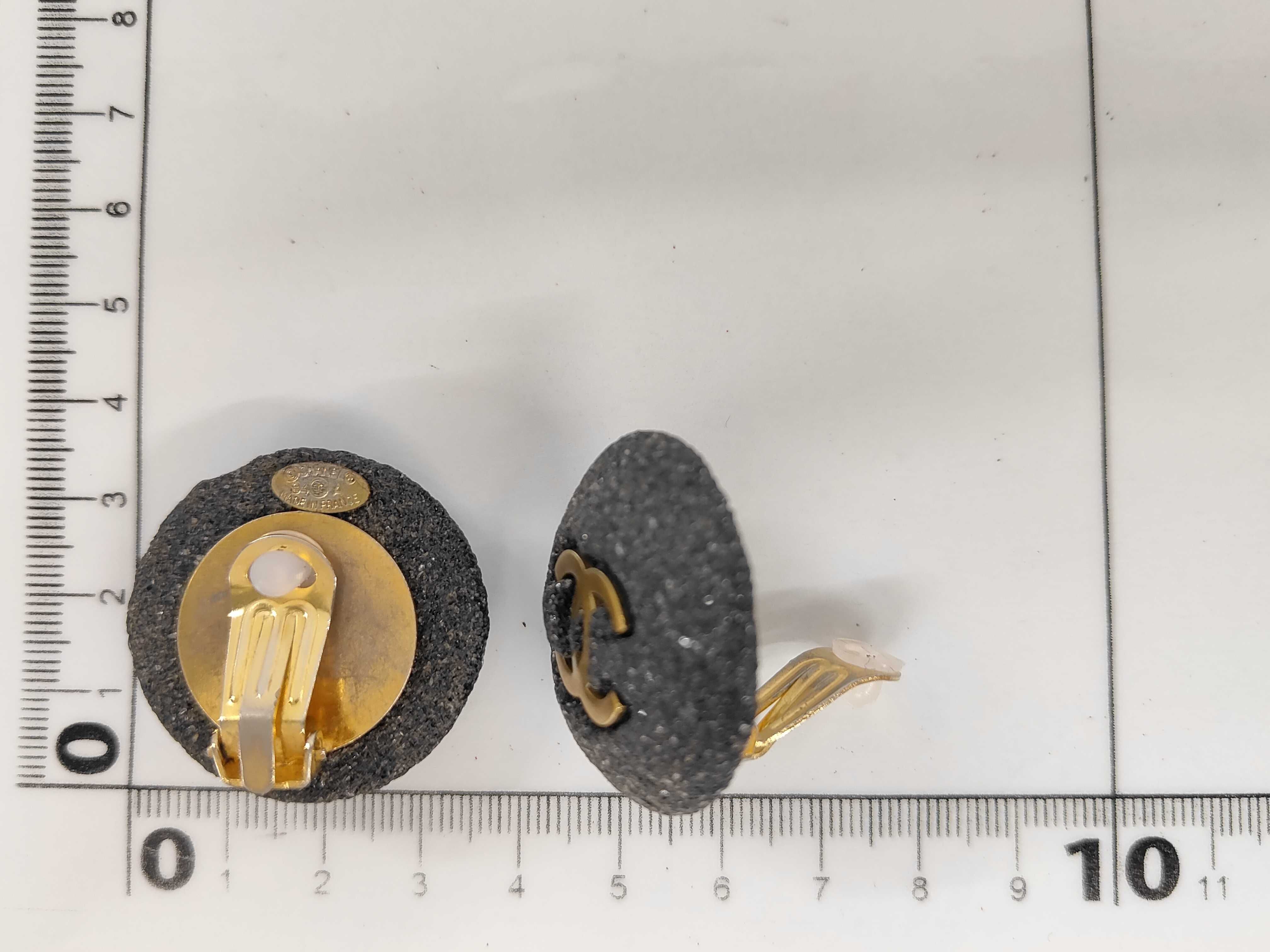 Coco Mark Gold Earrings — view 6