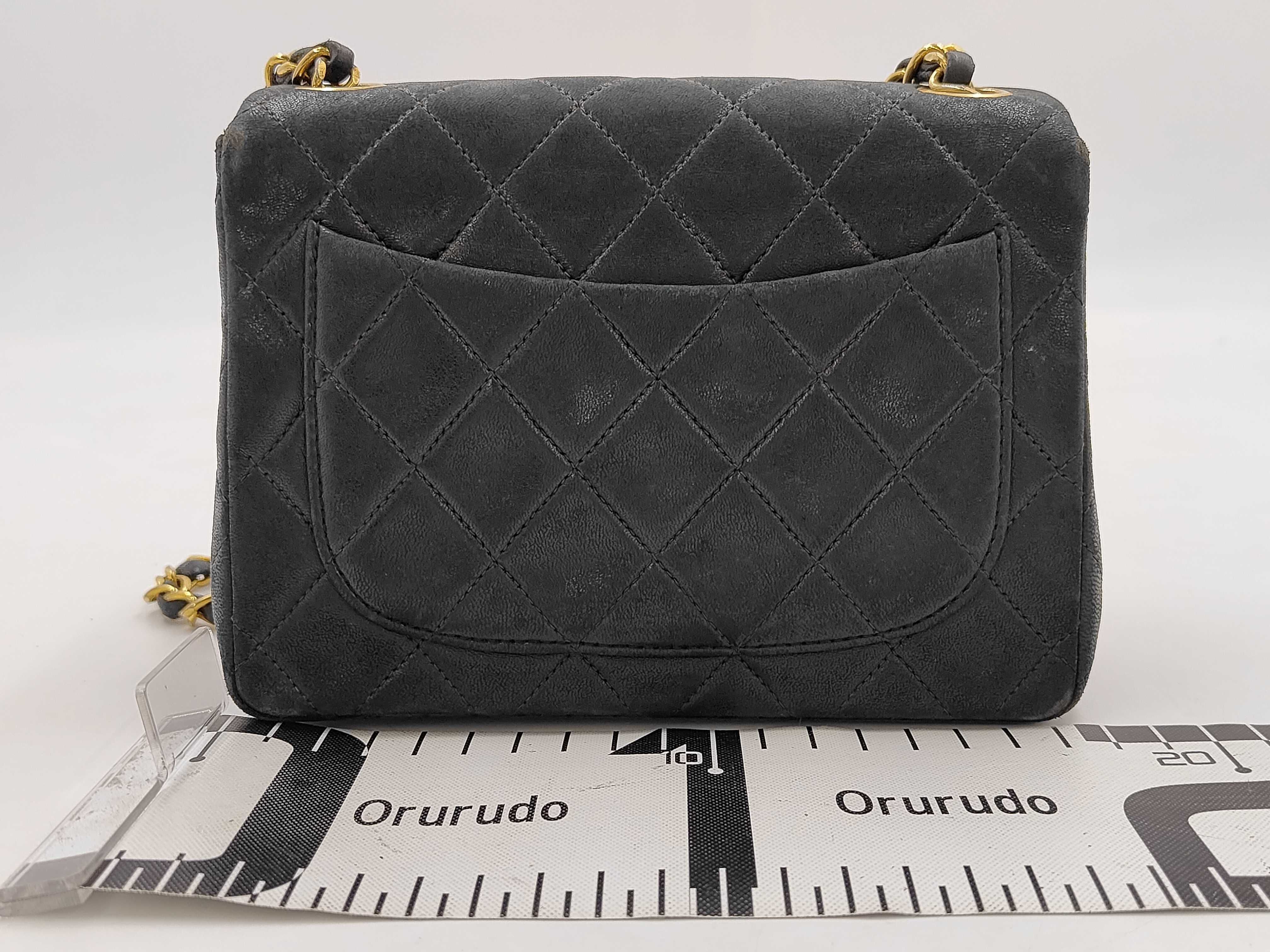 Mini Matelassé Shoulder Bag, Black — view 2