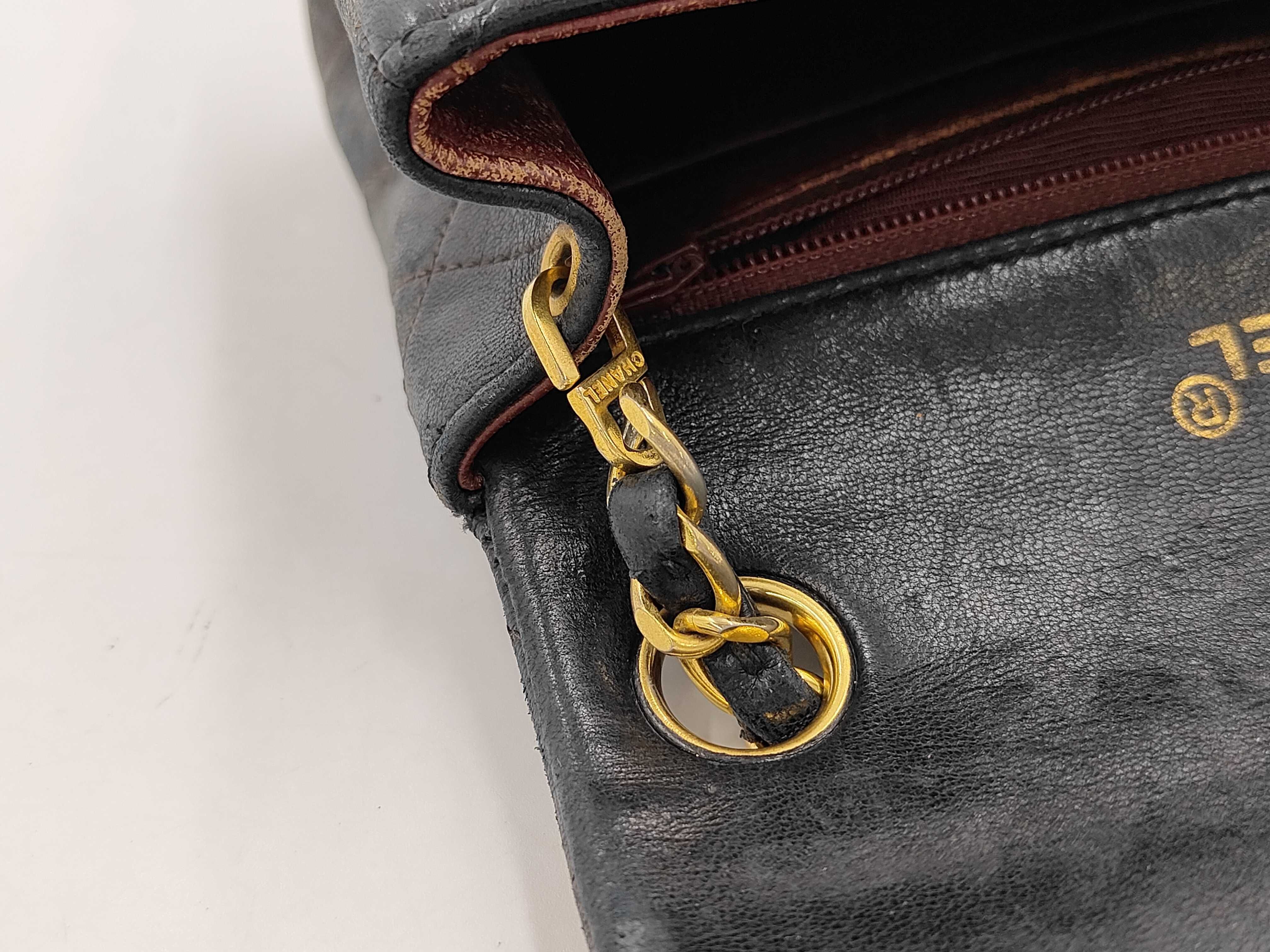 Mini Matelassé Shoulder Bag, Black — view 5
