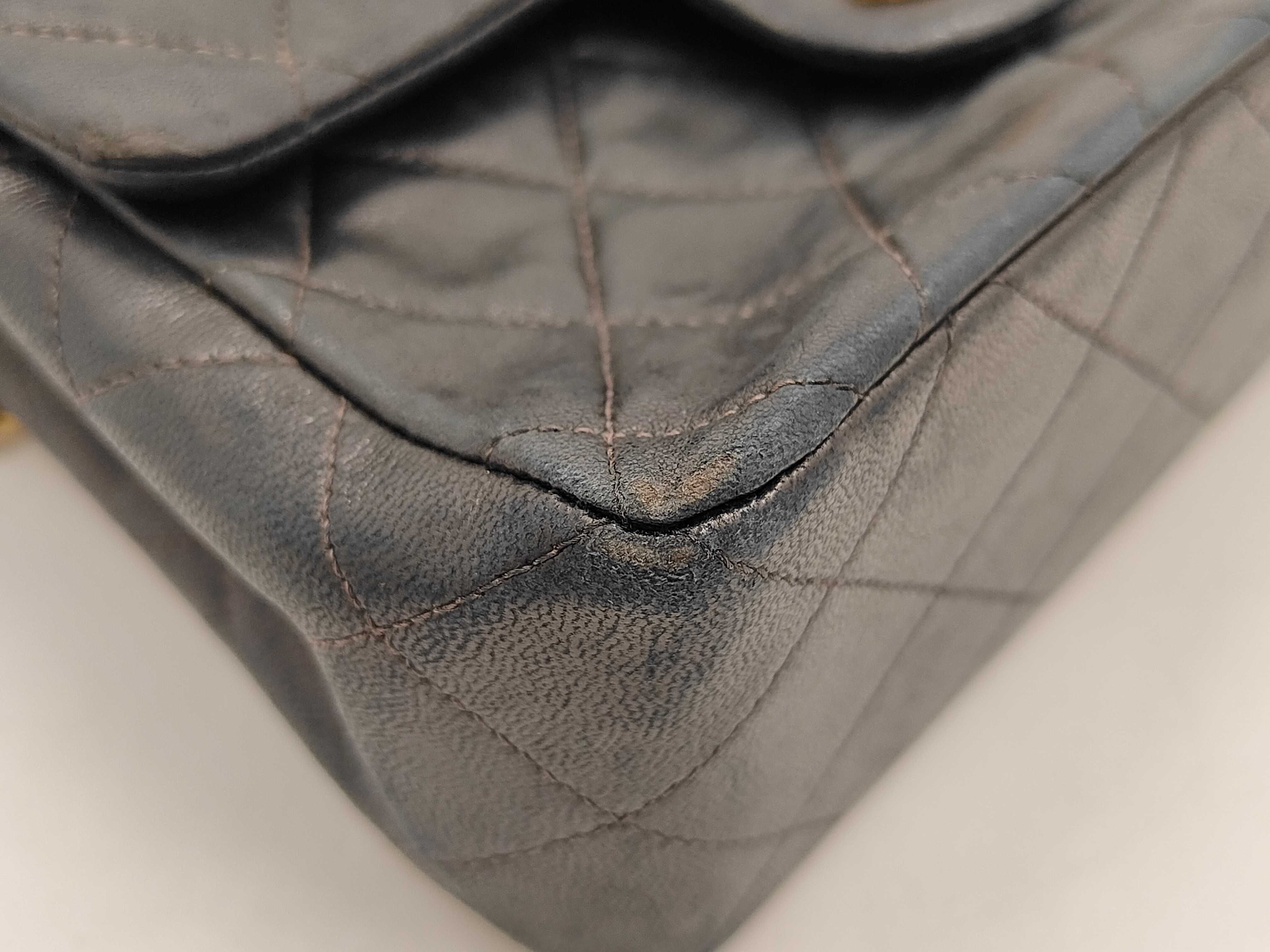 Mini Matelassé Shoulder Bag, Black — view 6