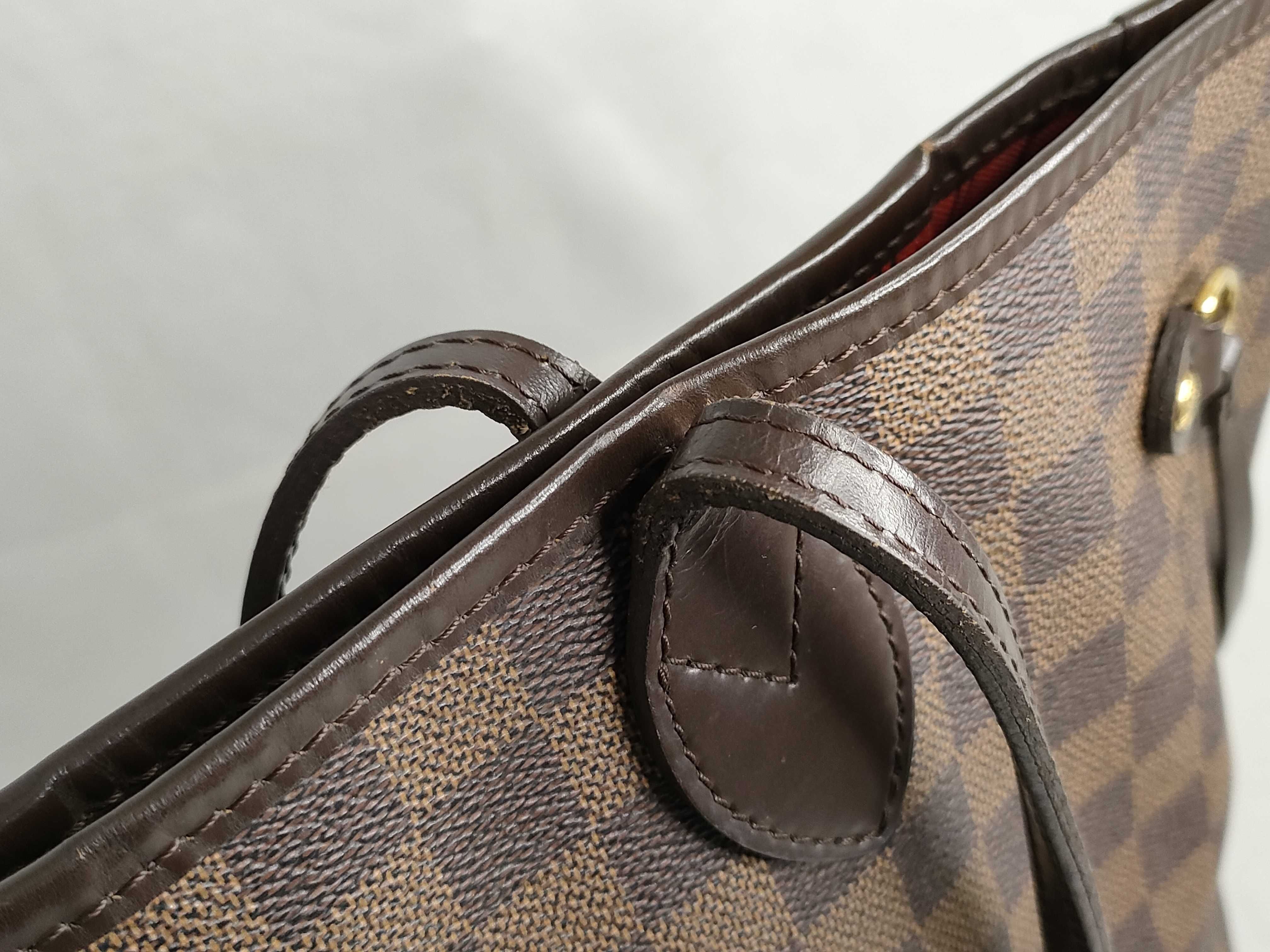 Damier LV N51105 Neverfull MM Tote Bag — view 13