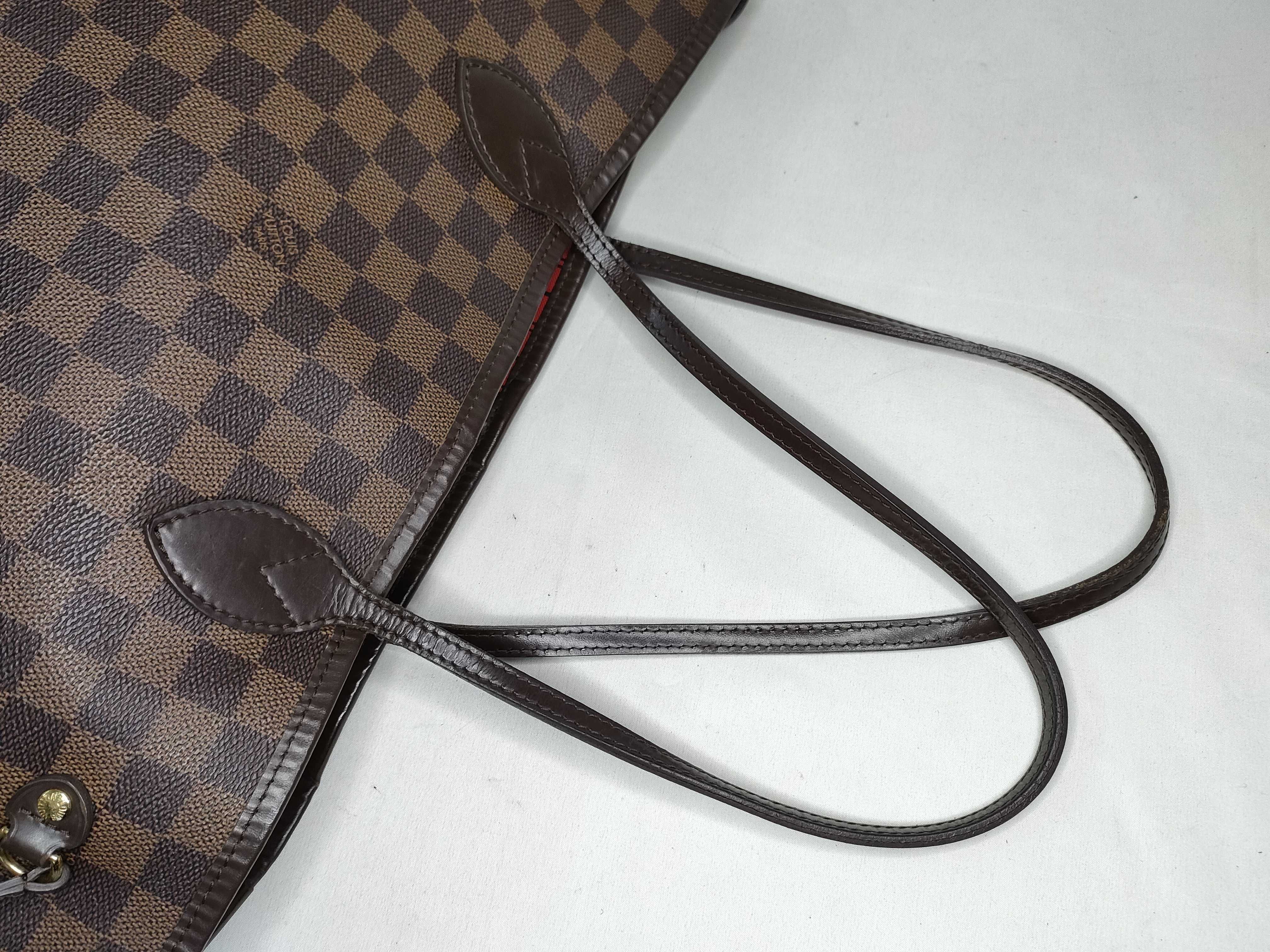 Damier LV N51105 Neverfull MM Tote Bag — view 3