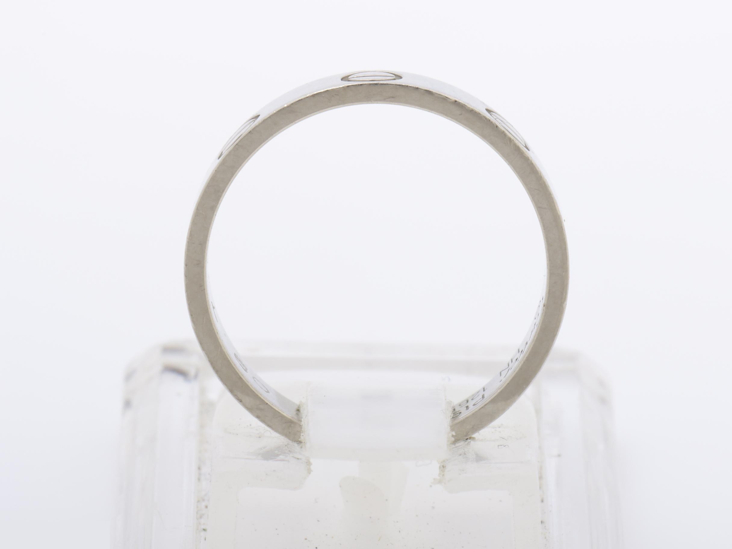 Love Series (Precious Metal) - Ring, Mini Love, Pt950, 4.1g — view 5