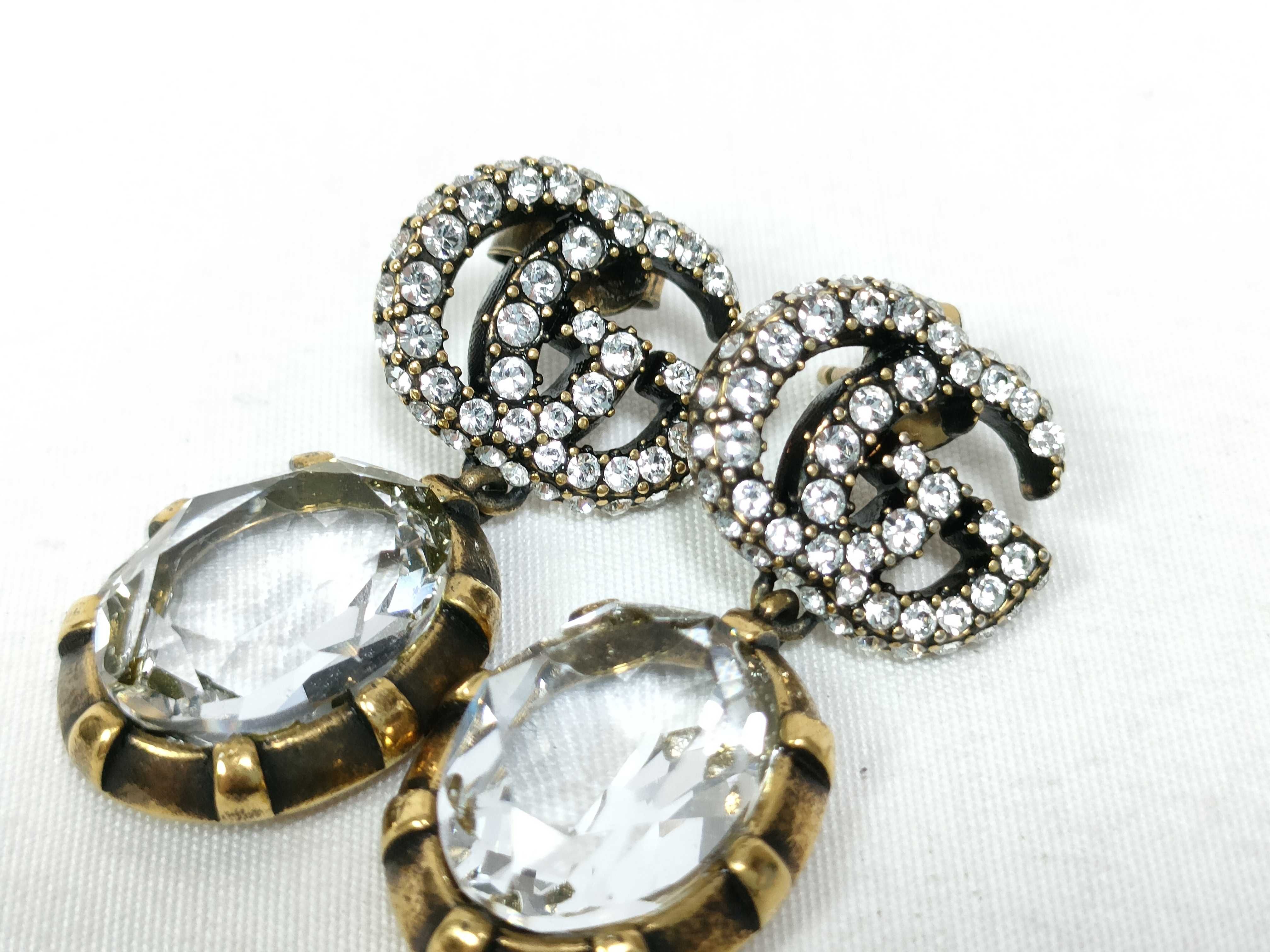 Rhinestone Earrings GP Earrings — view 2