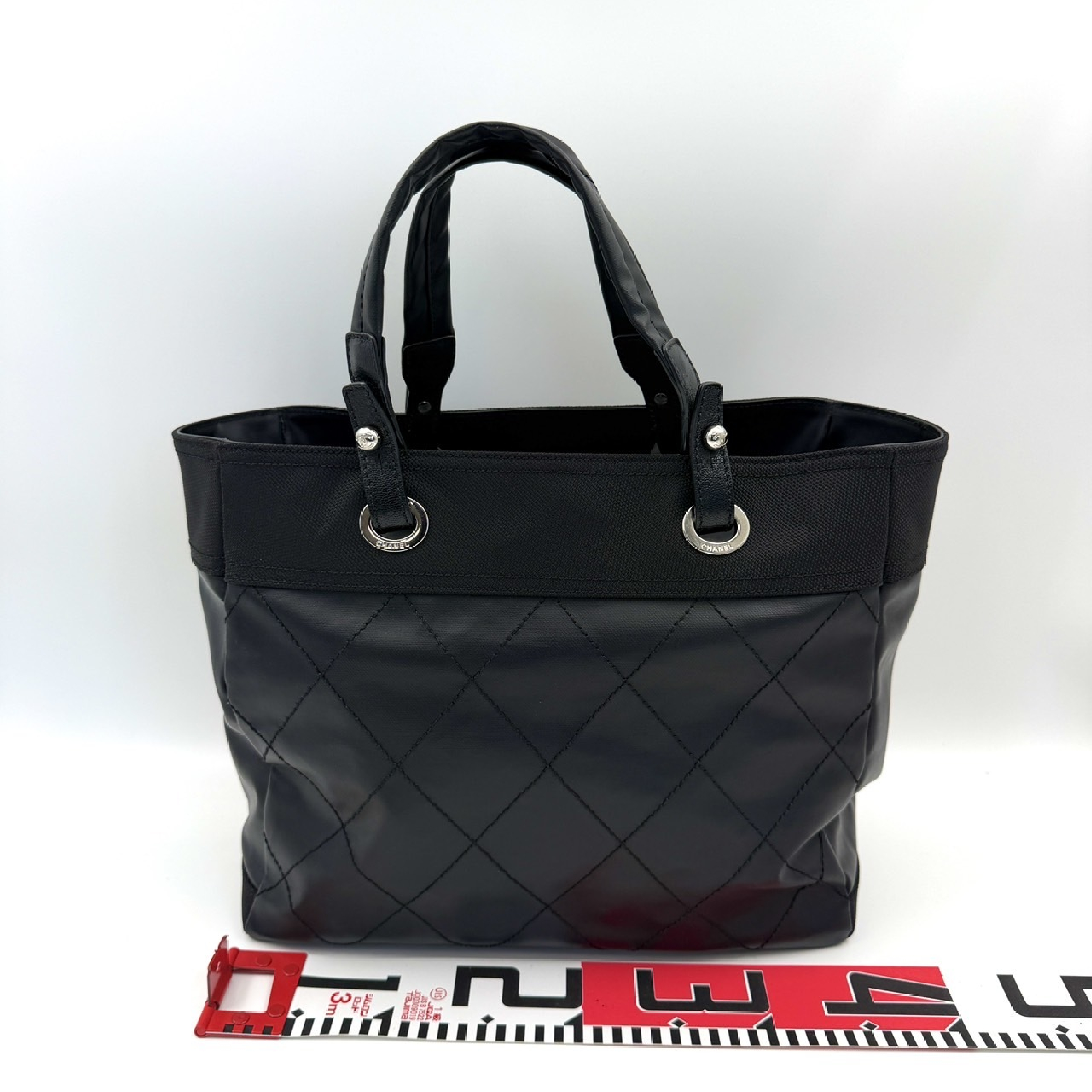 Paris Biarritz GM Handbag, Black Tote Bag — view 2