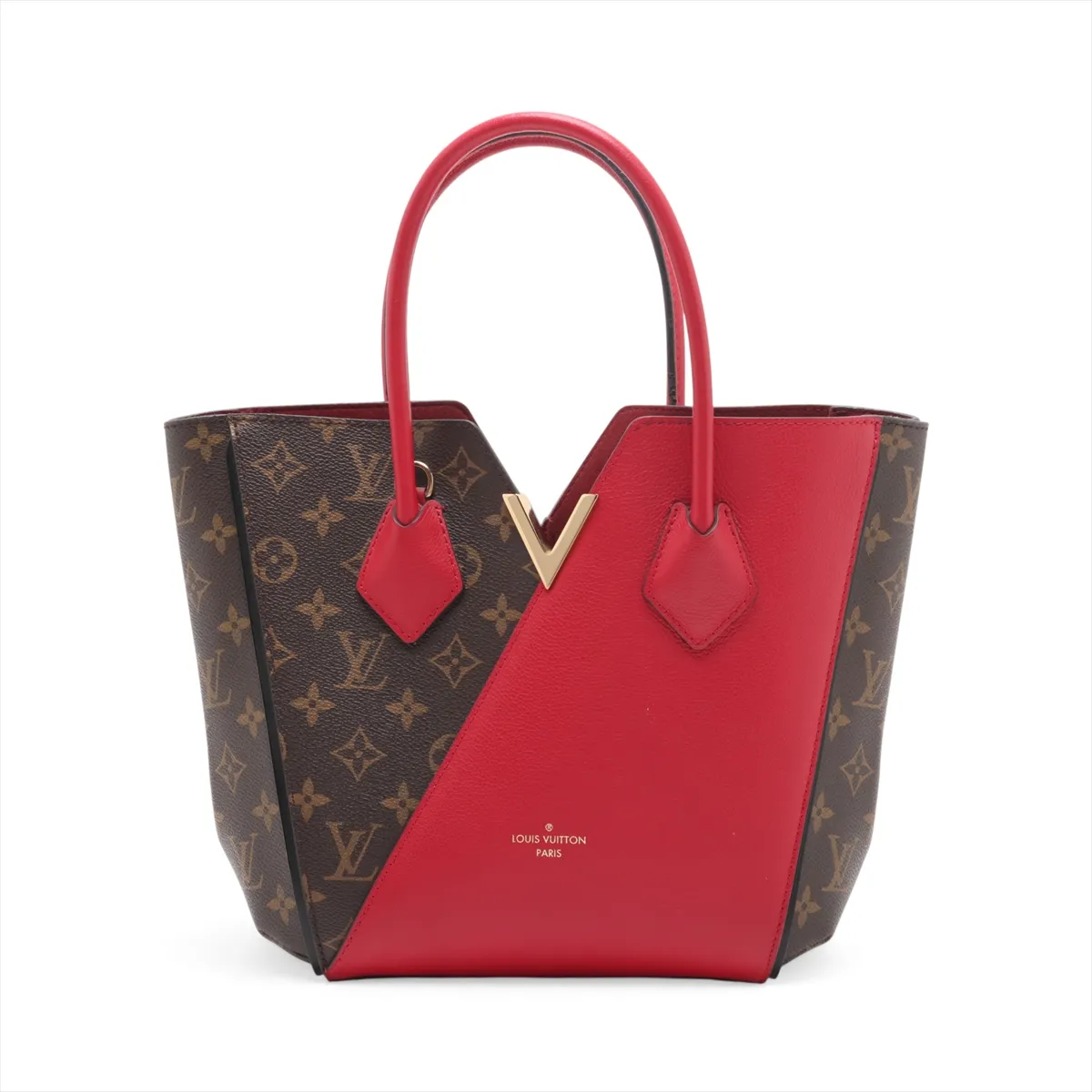 Monogram x Leather Kimono PM M41856 DU1186 Red x Brown