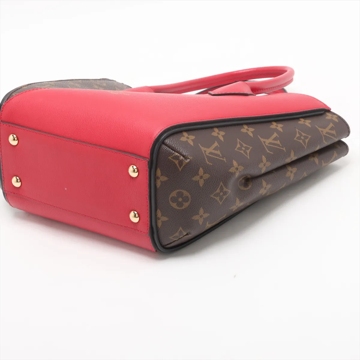 Monogram x Leather Kimono PM M41856 DU1186 Red x Brown — view 3