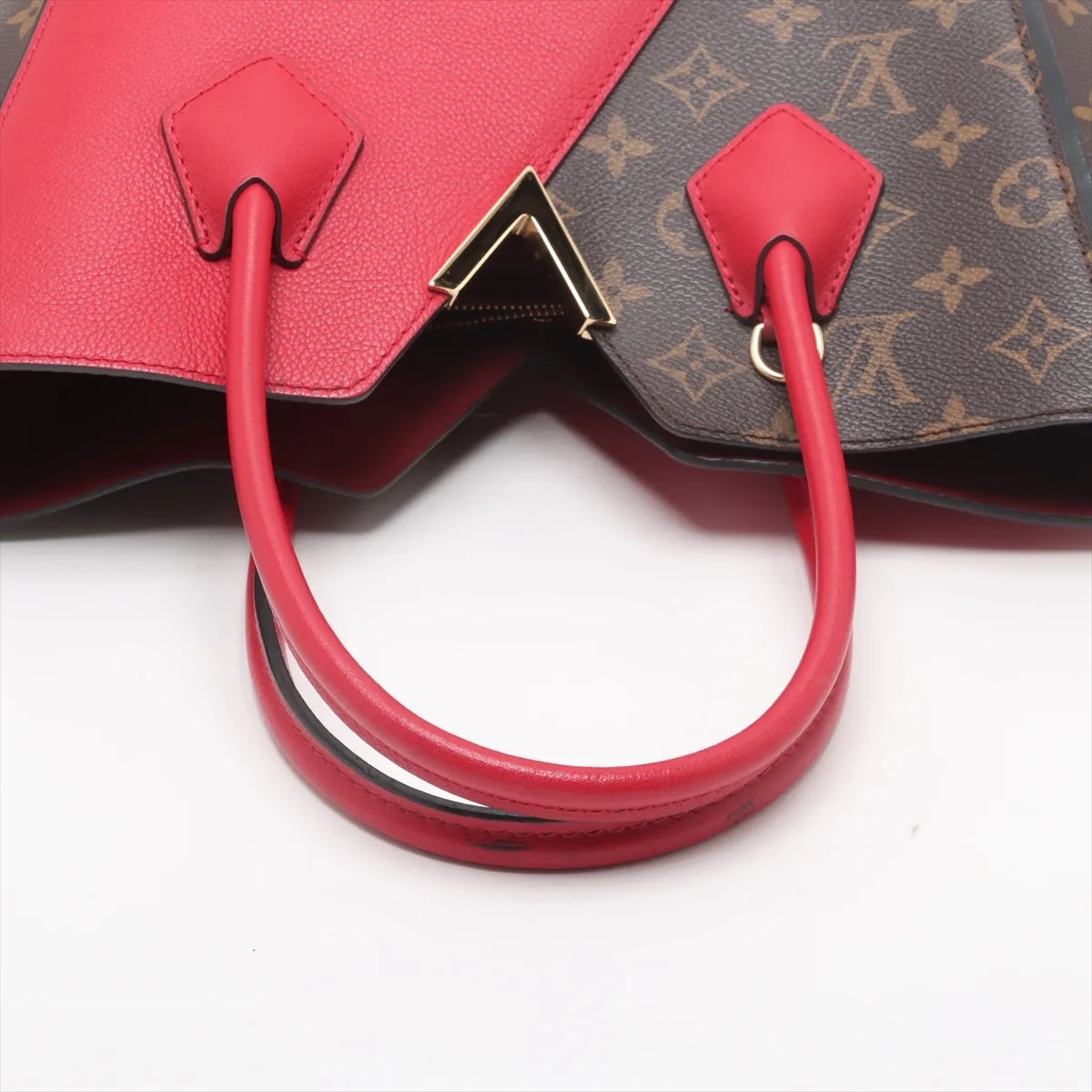 Monogram x Leather Kimono PM M41856 DU1186 Red x Brown — view 5