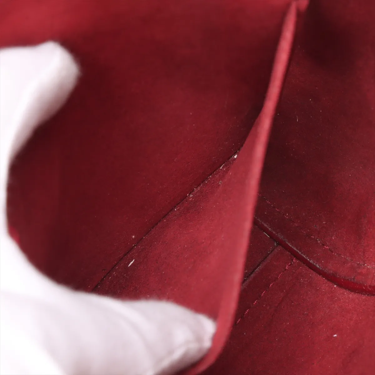 Monogram x Leather Kimono PM M41856 DU1186 Red x Brown — view 10