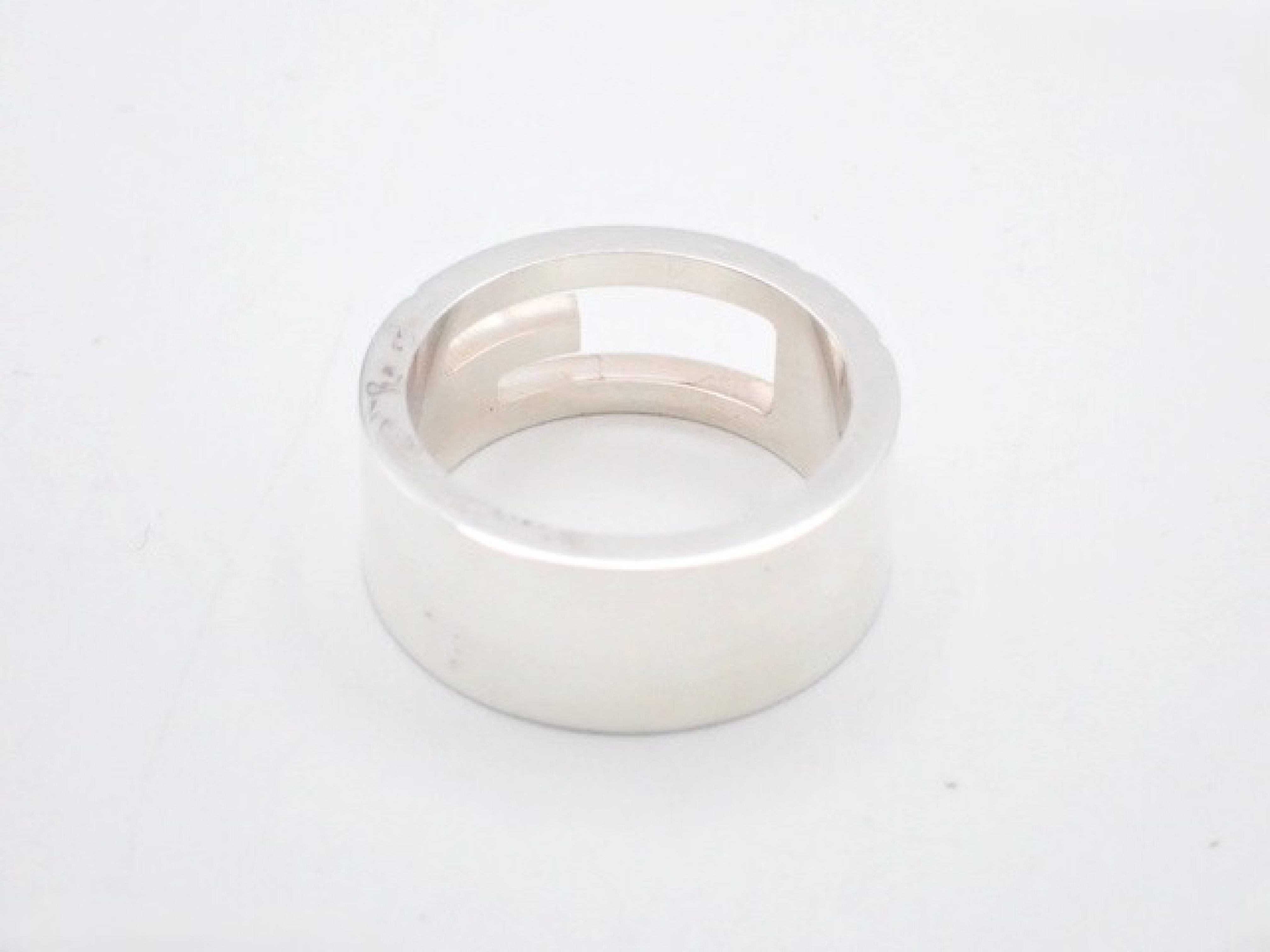 SV925 Branded G Ring, 7.4g, Stamped 11, Actual Size #10 Ring — view 2