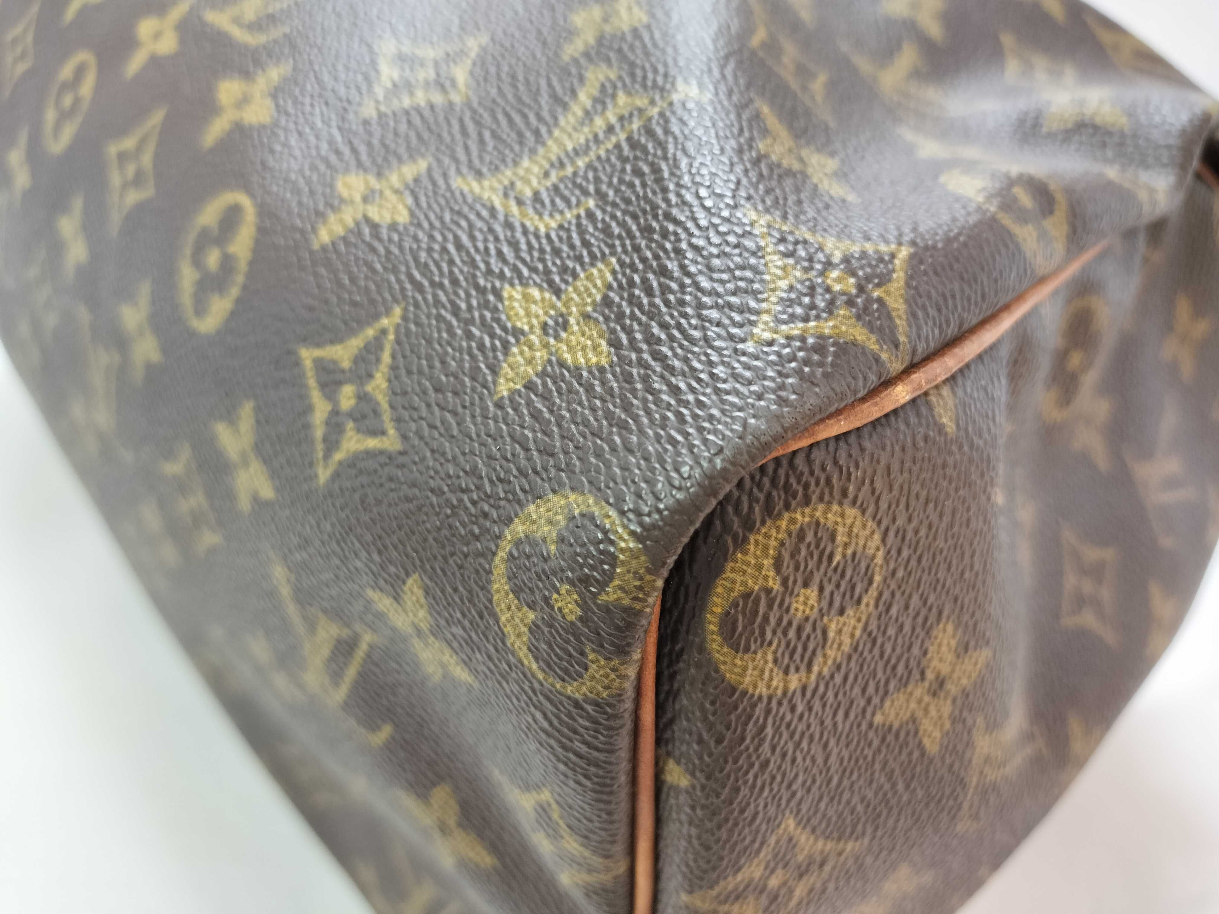 Monogram Vuitton Keepall Monogram Boston Bag — view 7