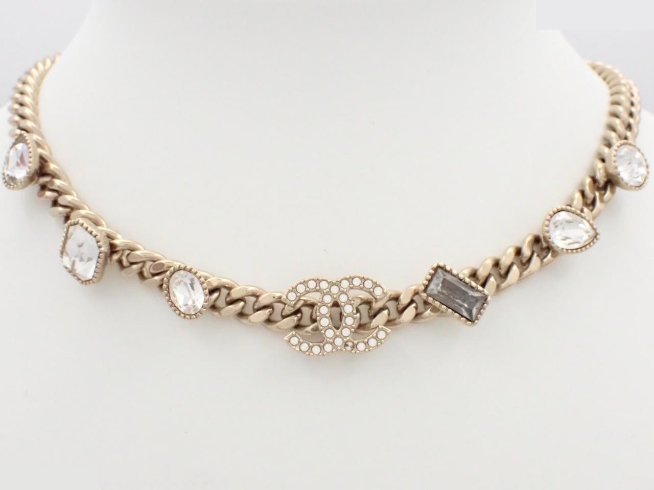Coco Mark Gold Chain (approx. 40cm)