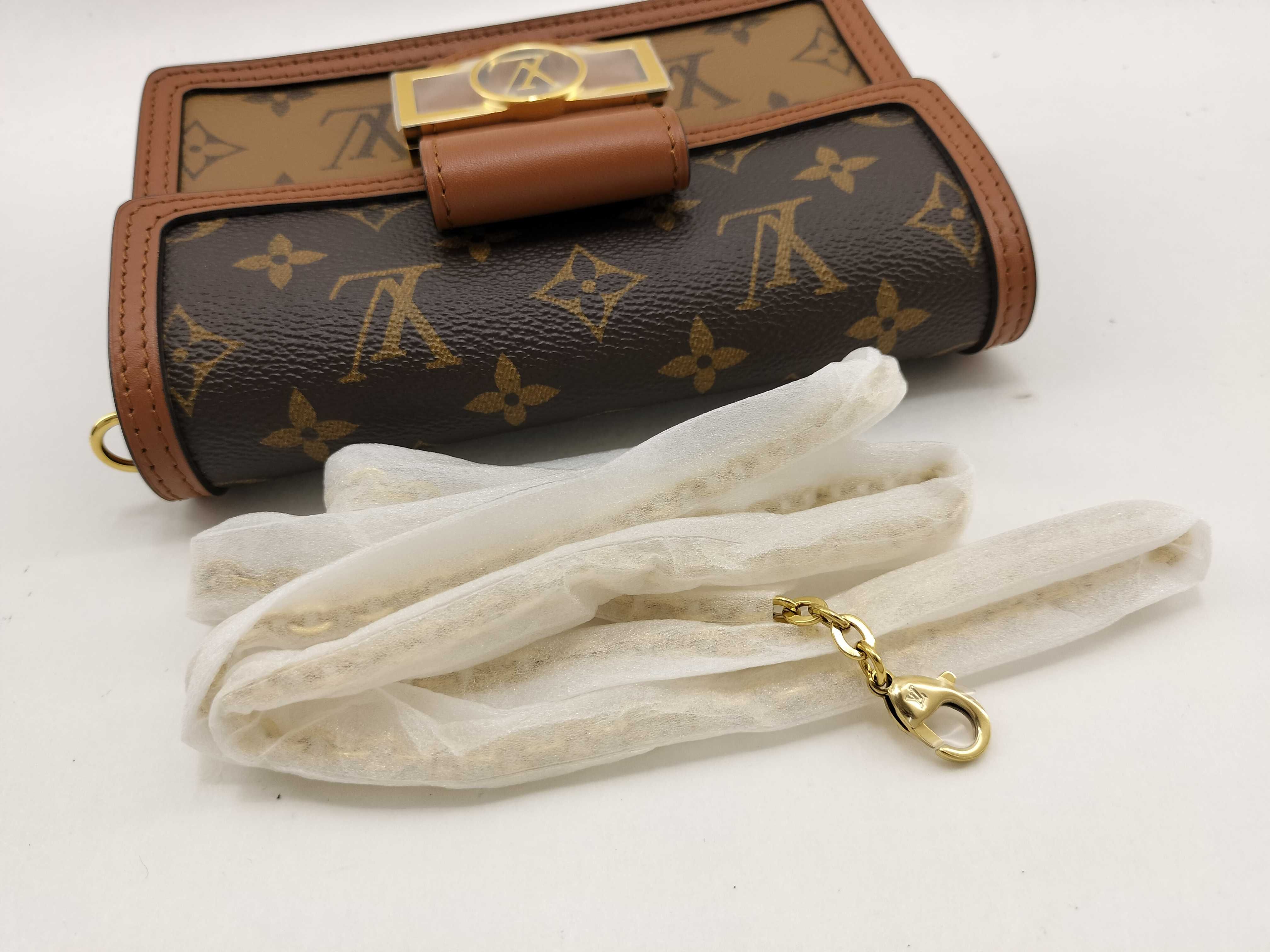 Monogram Louis Vuitton Portefeuille Dauphine Bag — view 8
