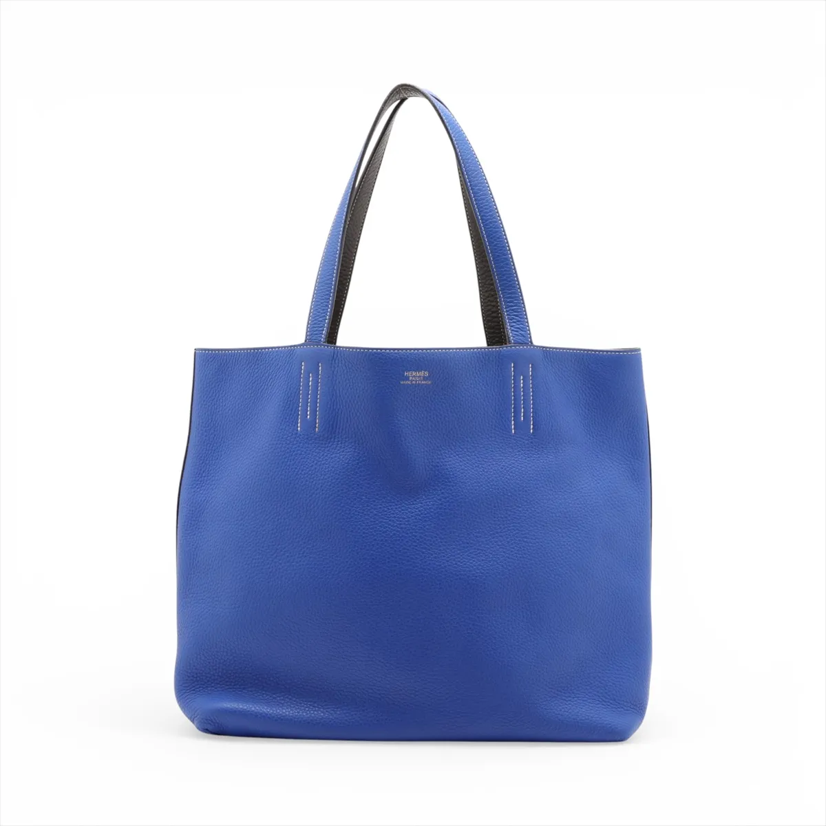 Hermès Double Sens 36 Taurillon Clemence Blue Electric x Graphite JO:2011