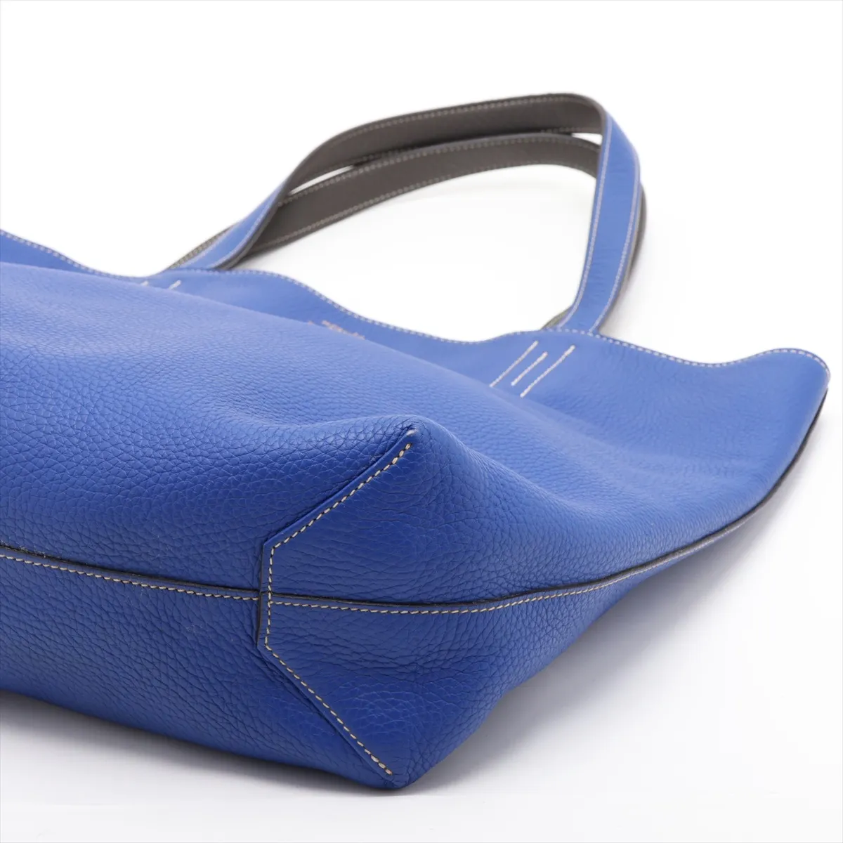 Hermès Double Sens 36 Taurillon Clemence Blue Electric x Graphite JO:2011 — view 3
