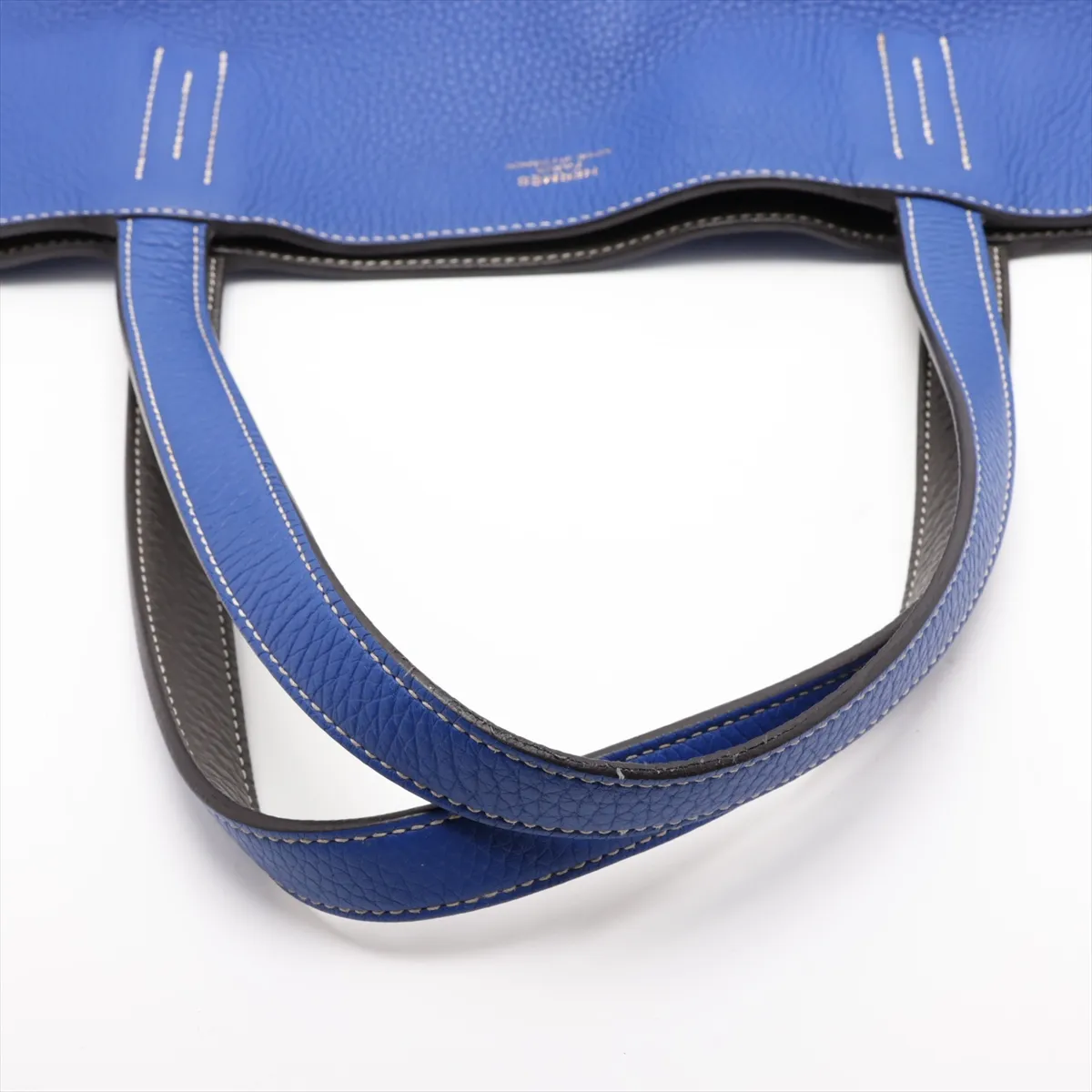 Hermès Double Sens 36 Taurillon Clemence Blue Electric x Graphite JO:2011 — view 5