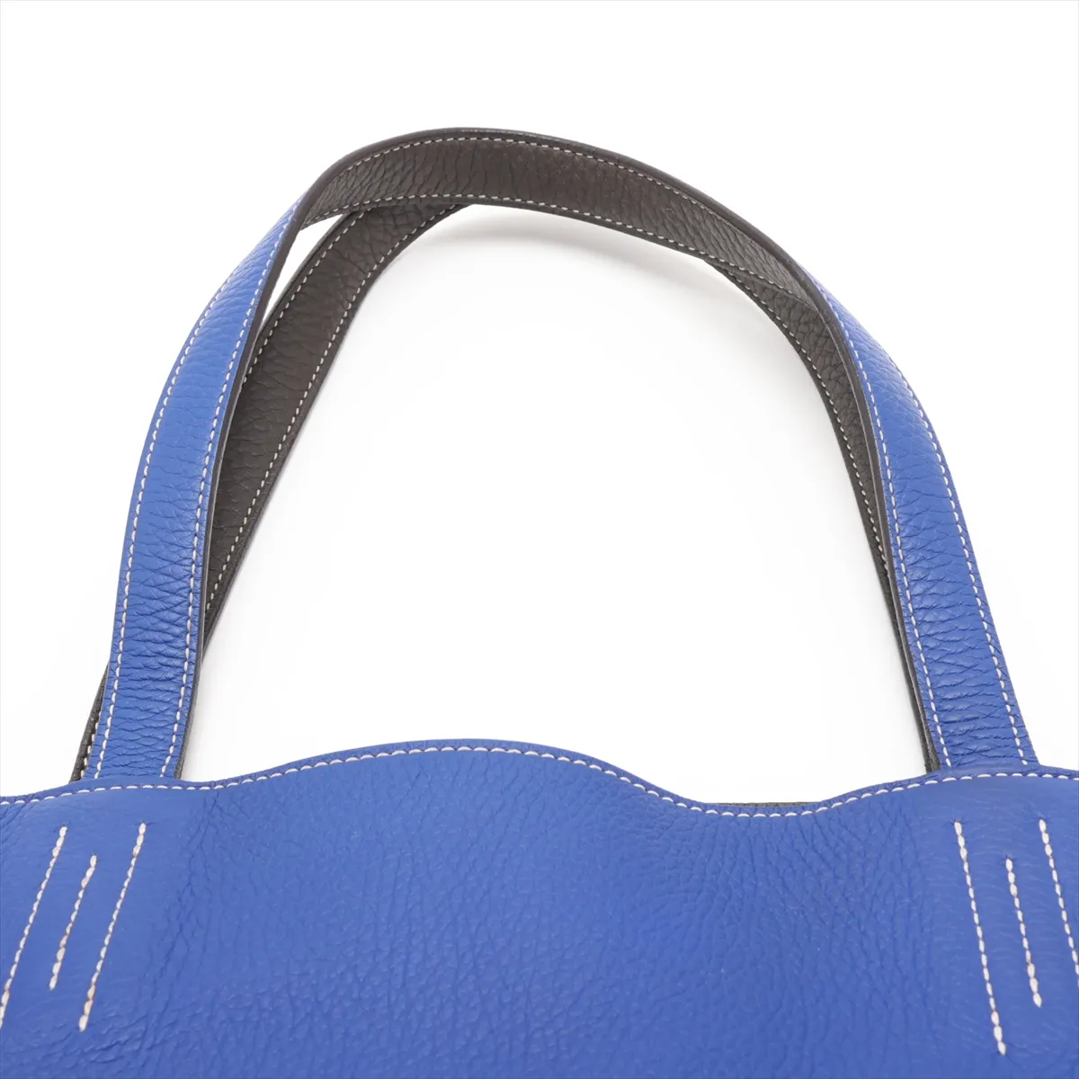 Hermès Double Sens 36 Taurillon Clemence Blue Electric x Graphite JO:2011 — view 6