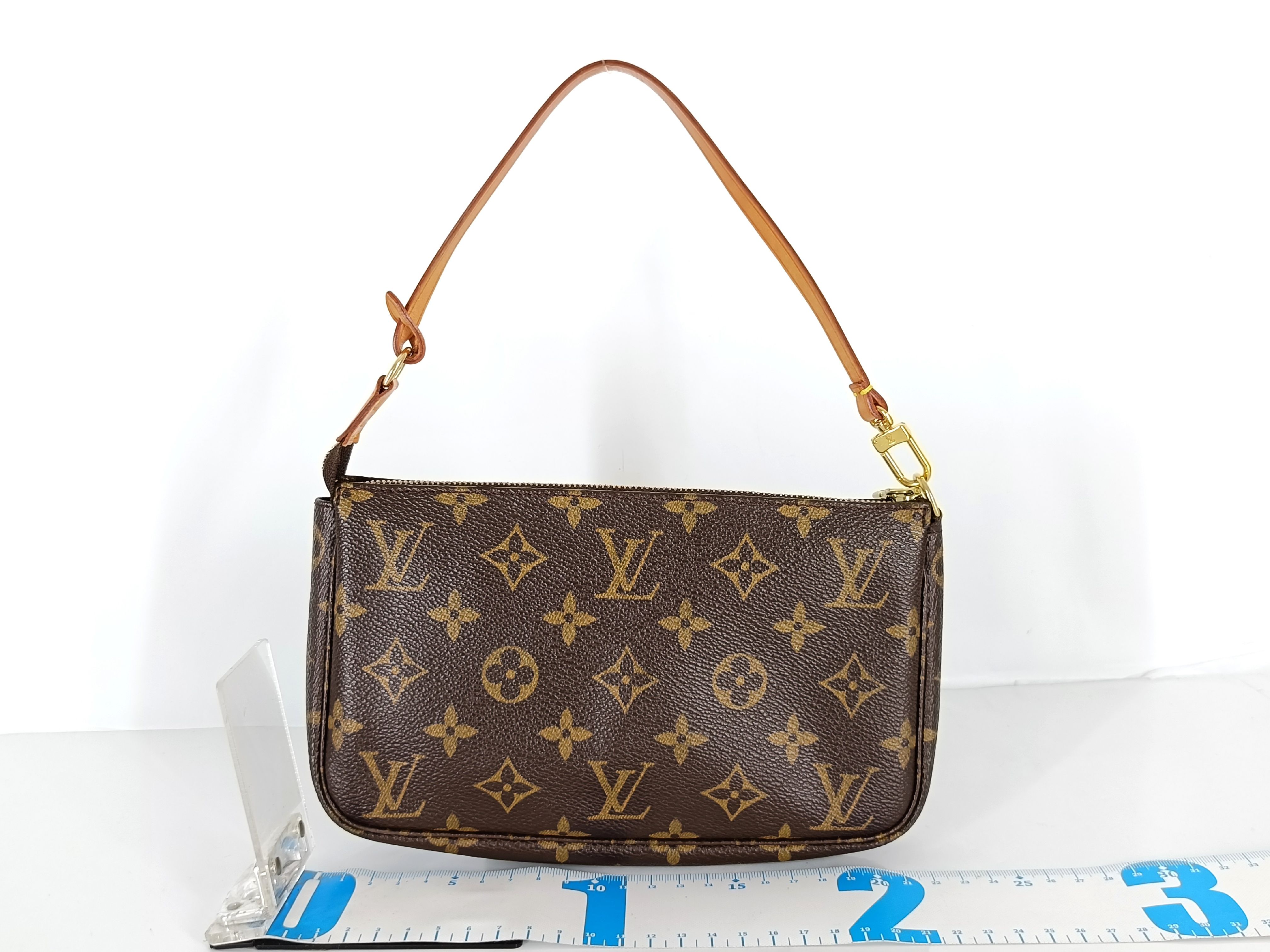 Monogram Pochette Accessoires M51980 Brown AR0052 Pouch — view 2