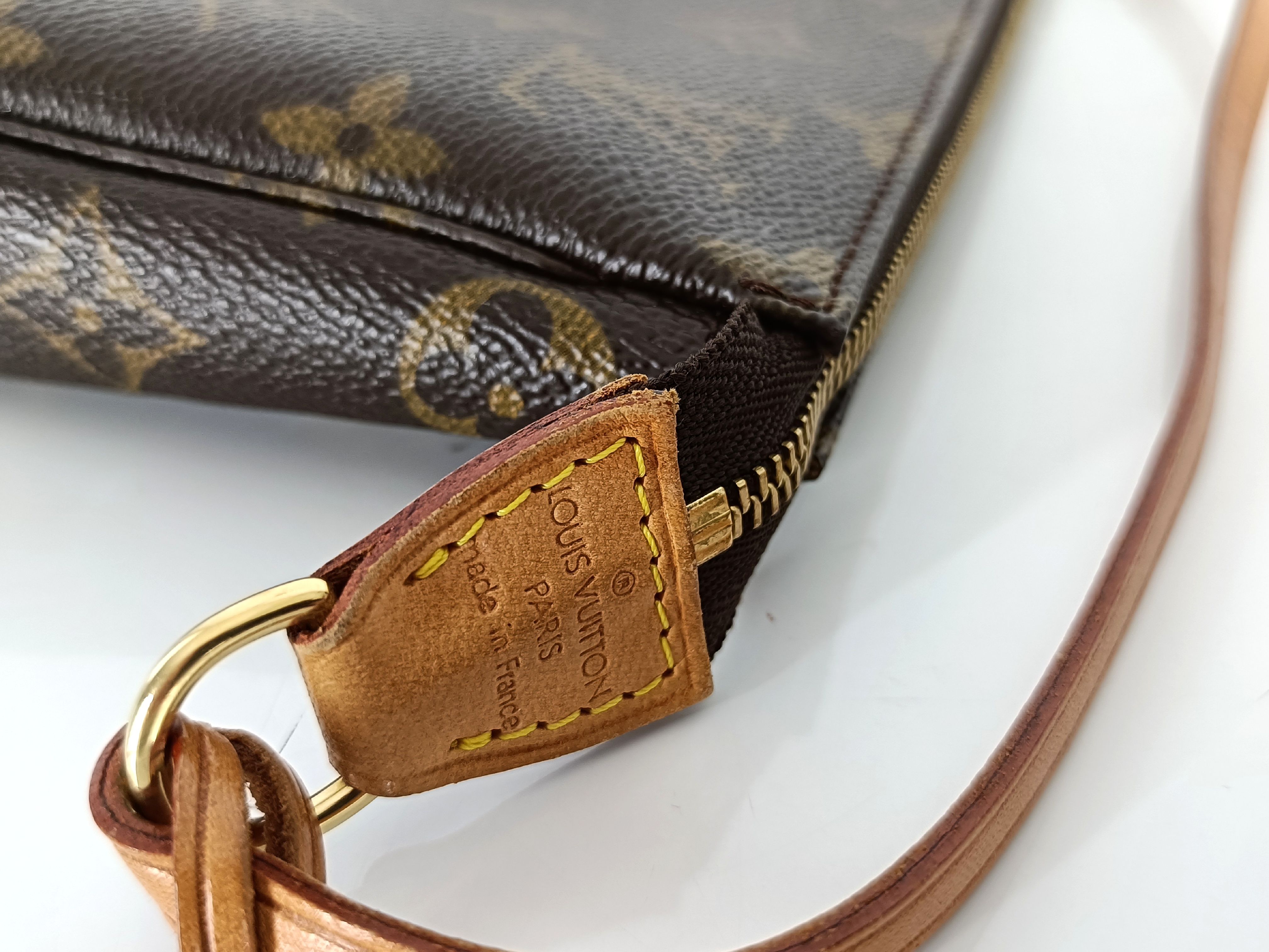 Monogram Pochette Accessoires M51980 Brown AR0052 Pouch — view 6