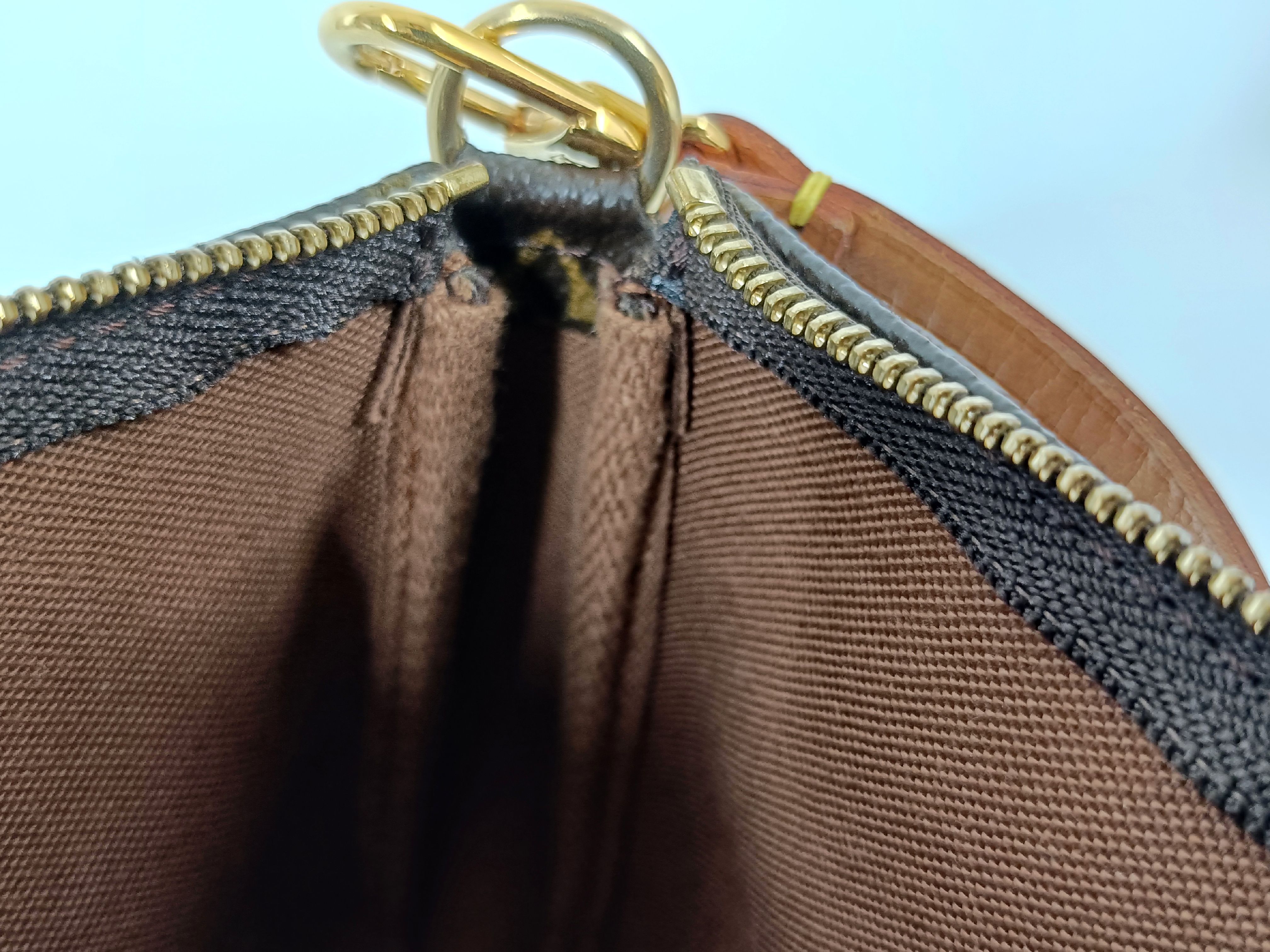 Monogram Pochette Accessoires M51980 Brown AR0052 Pouch — view 10