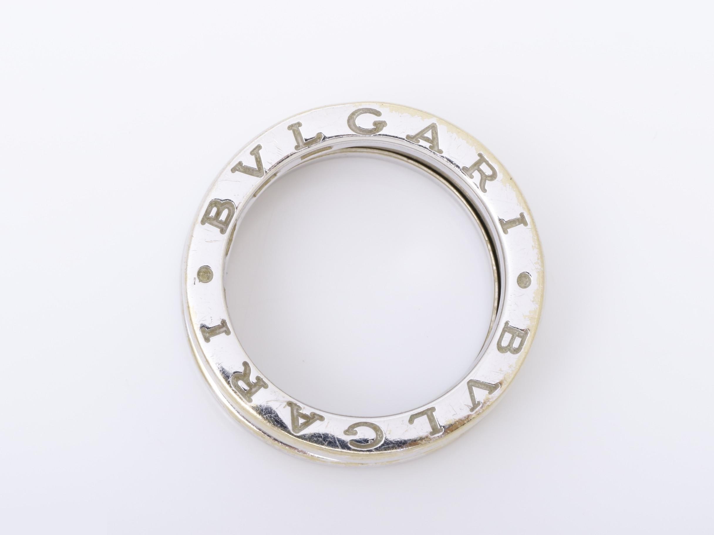 B.zero1 Ring, 750WG, Size #53, 9.6g, White Gold — view 5