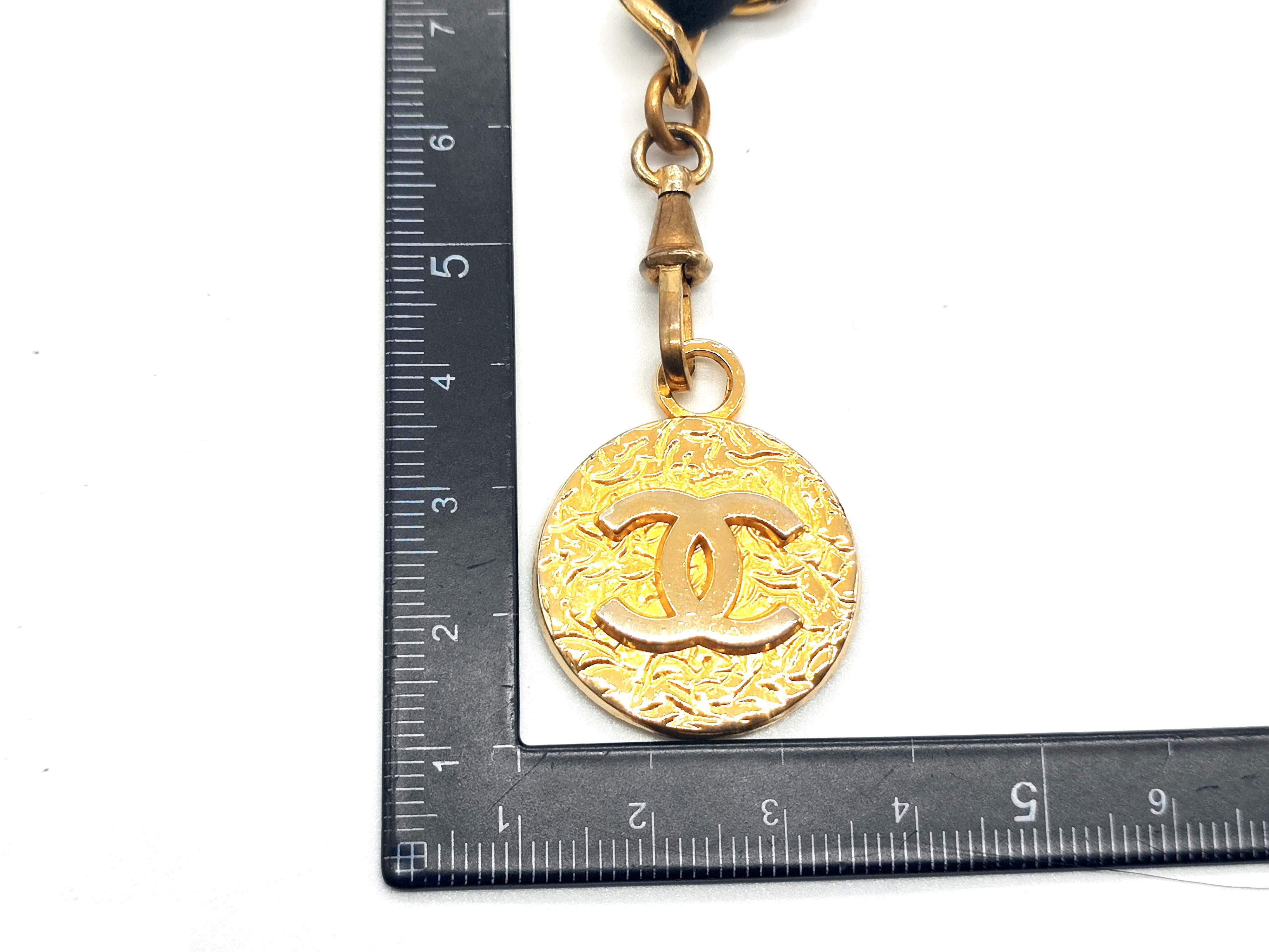 Coco Mark Leather Chain Belt — view 11