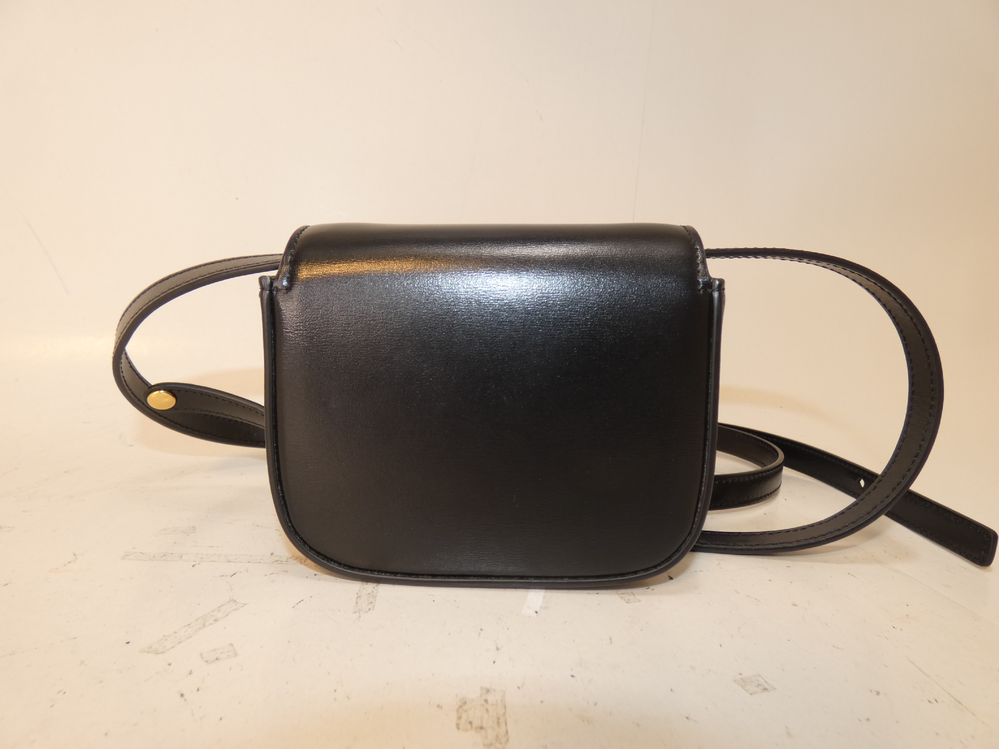 Triomphe Mini Claude Black Shoulder Bag — view 2