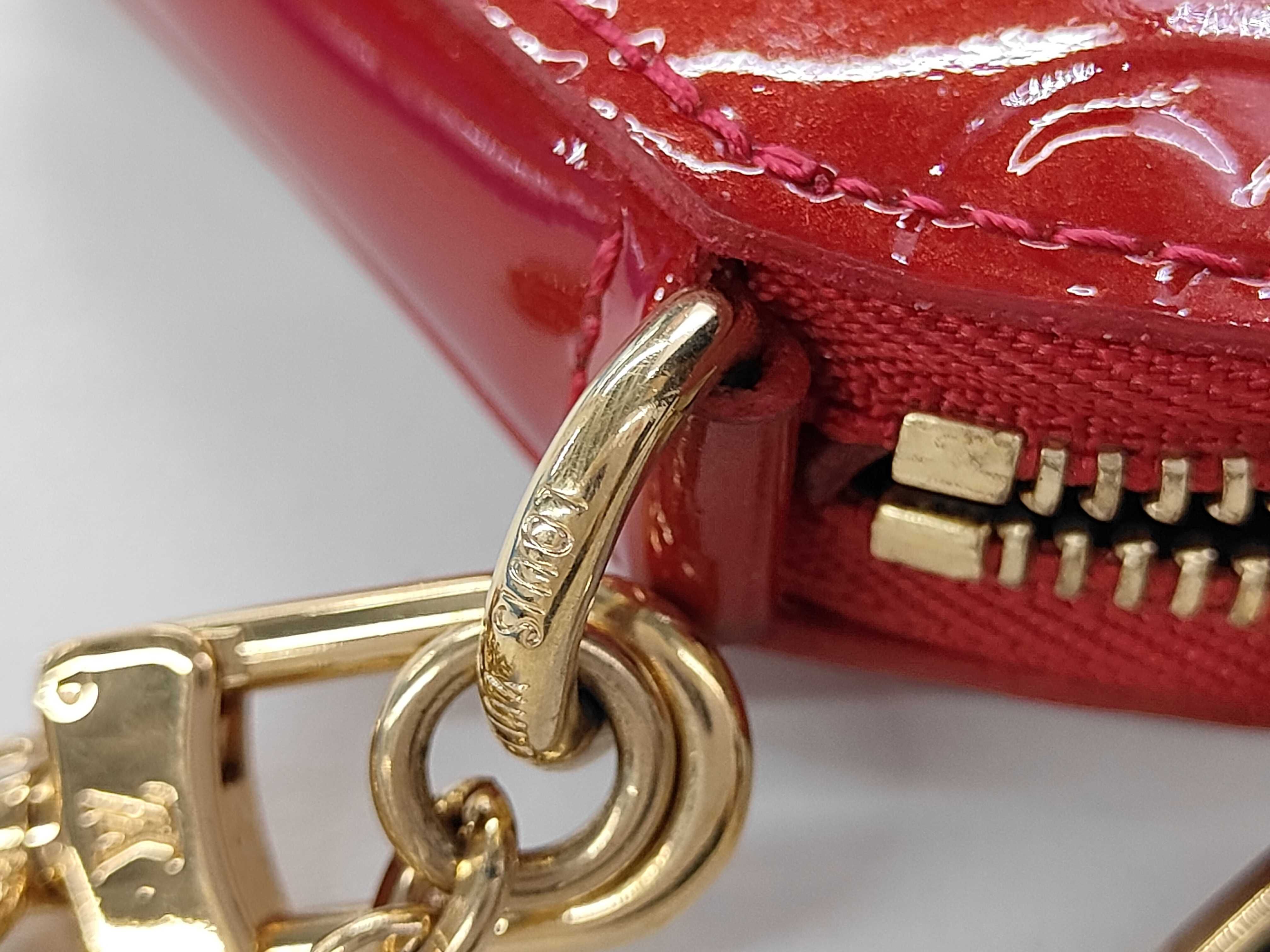 Monogram Vernis Portemonnaie Chapeau M91417 Coin Case — view 3