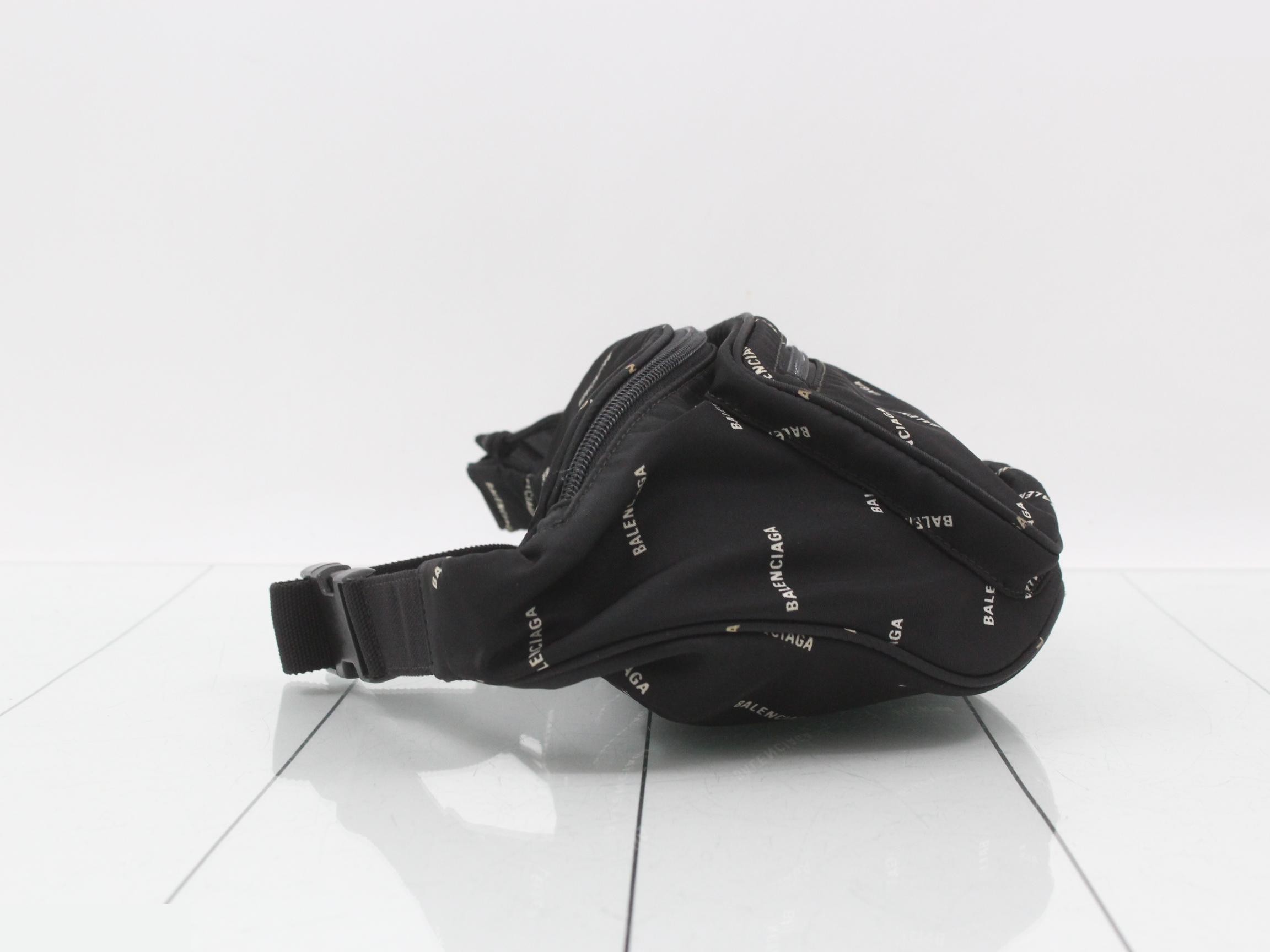 Explorer Belt Bag, Body Bag, Nylon, Black — view 4