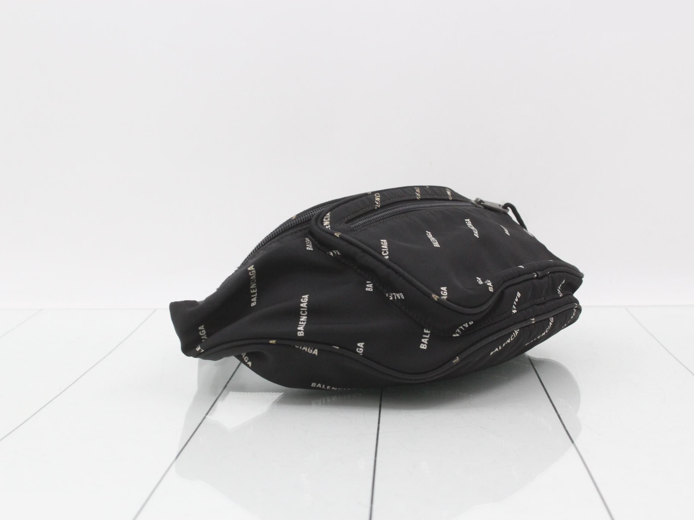 Explorer Belt Bag, Body Bag, Nylon, Black — view 5