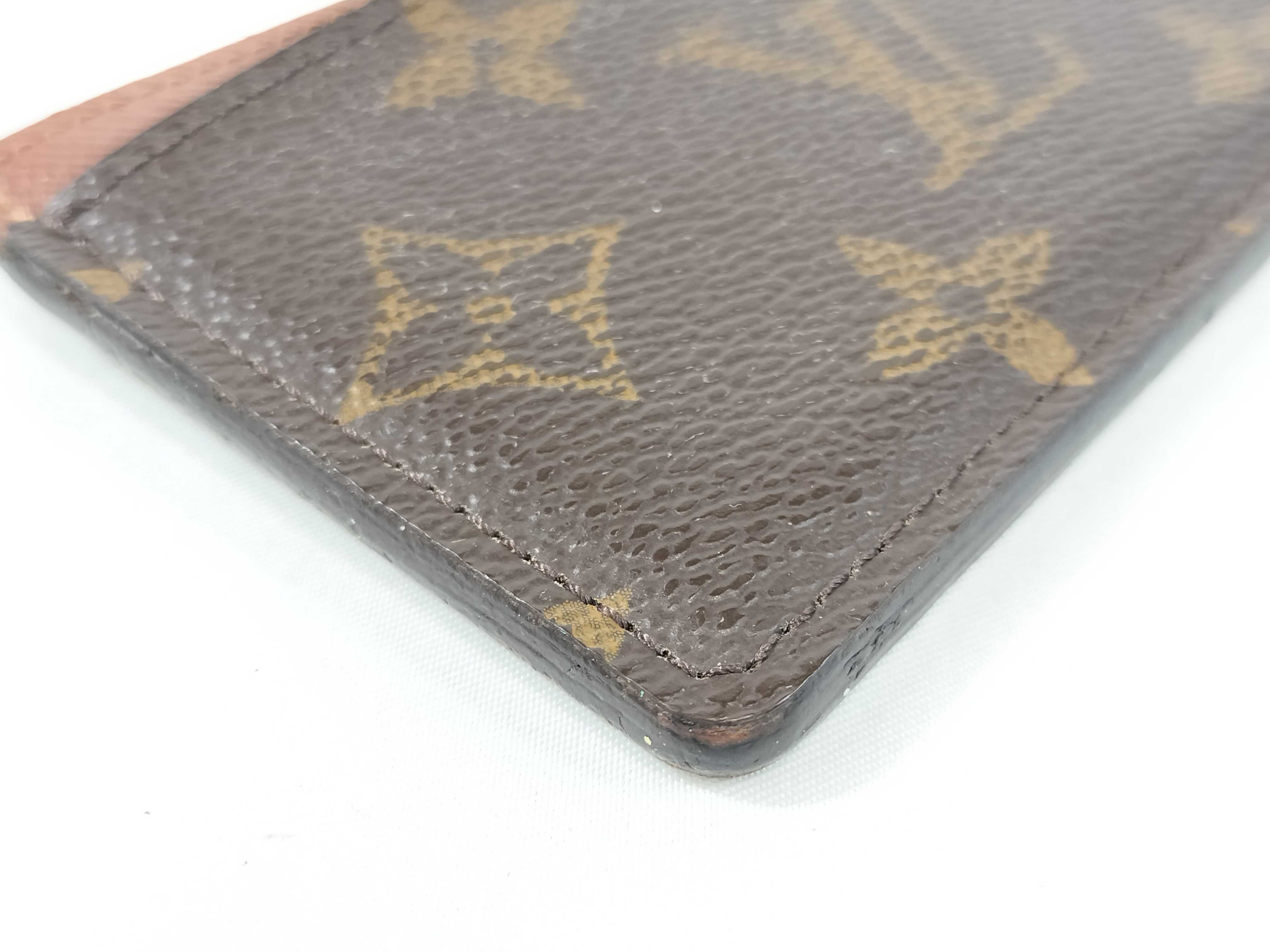 Monogram Vuitton Portecarte Sample Card Case — view 9