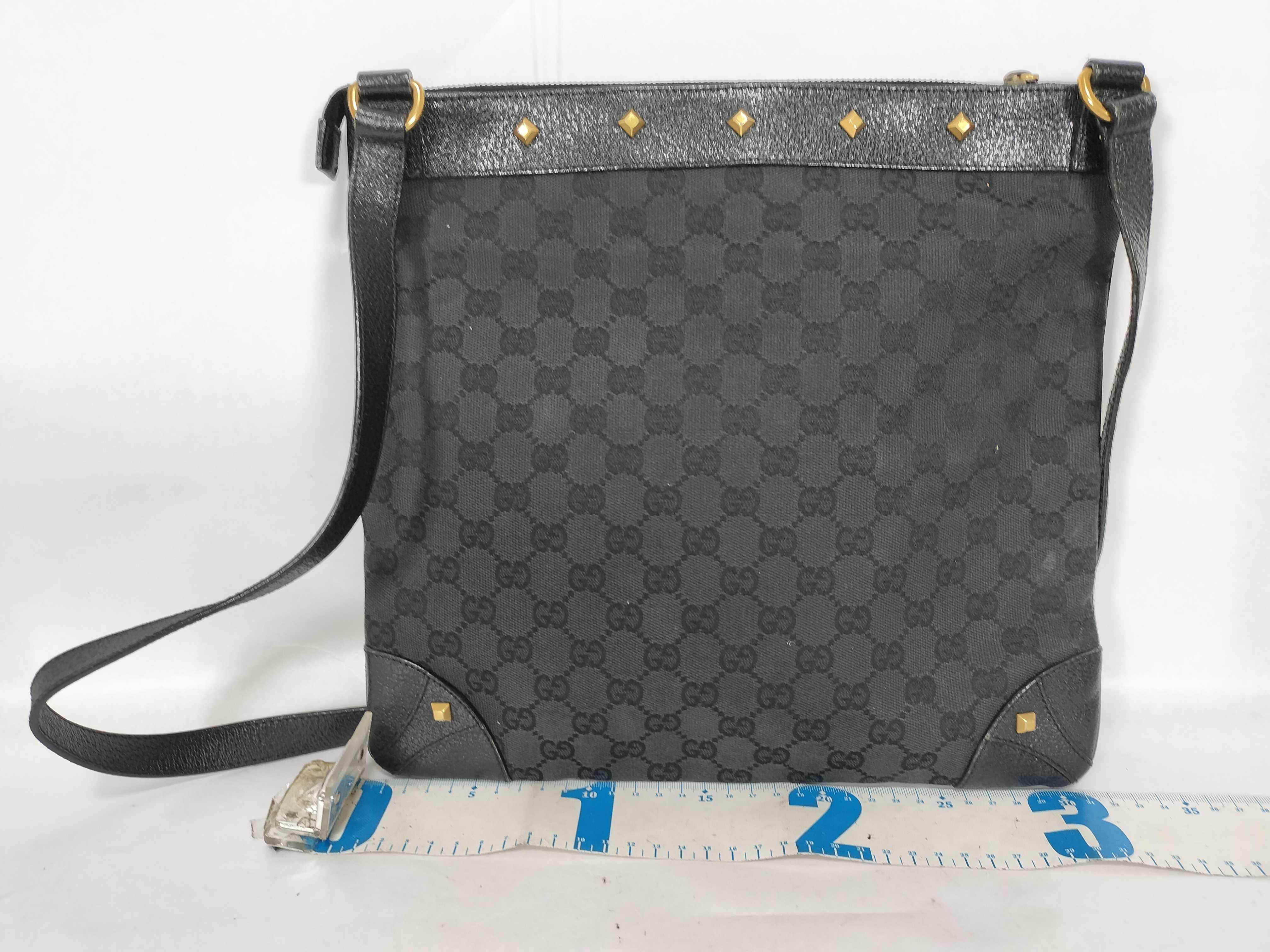 GG Canvas Supreme Studded Canvas Shoulder Bag — view 2