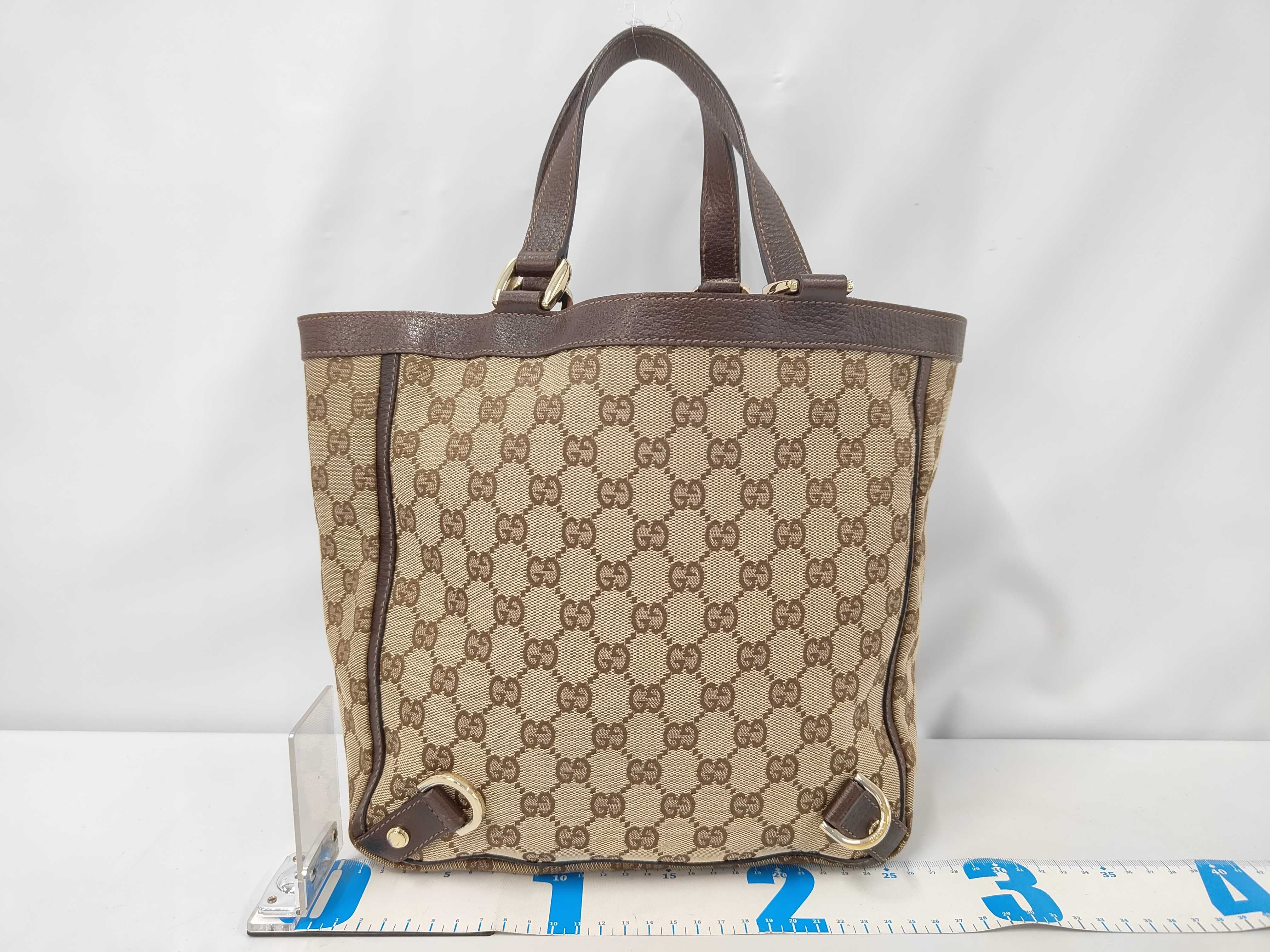 GG Canvas Abbey Handbag Brown 130739 Handbag — view 2