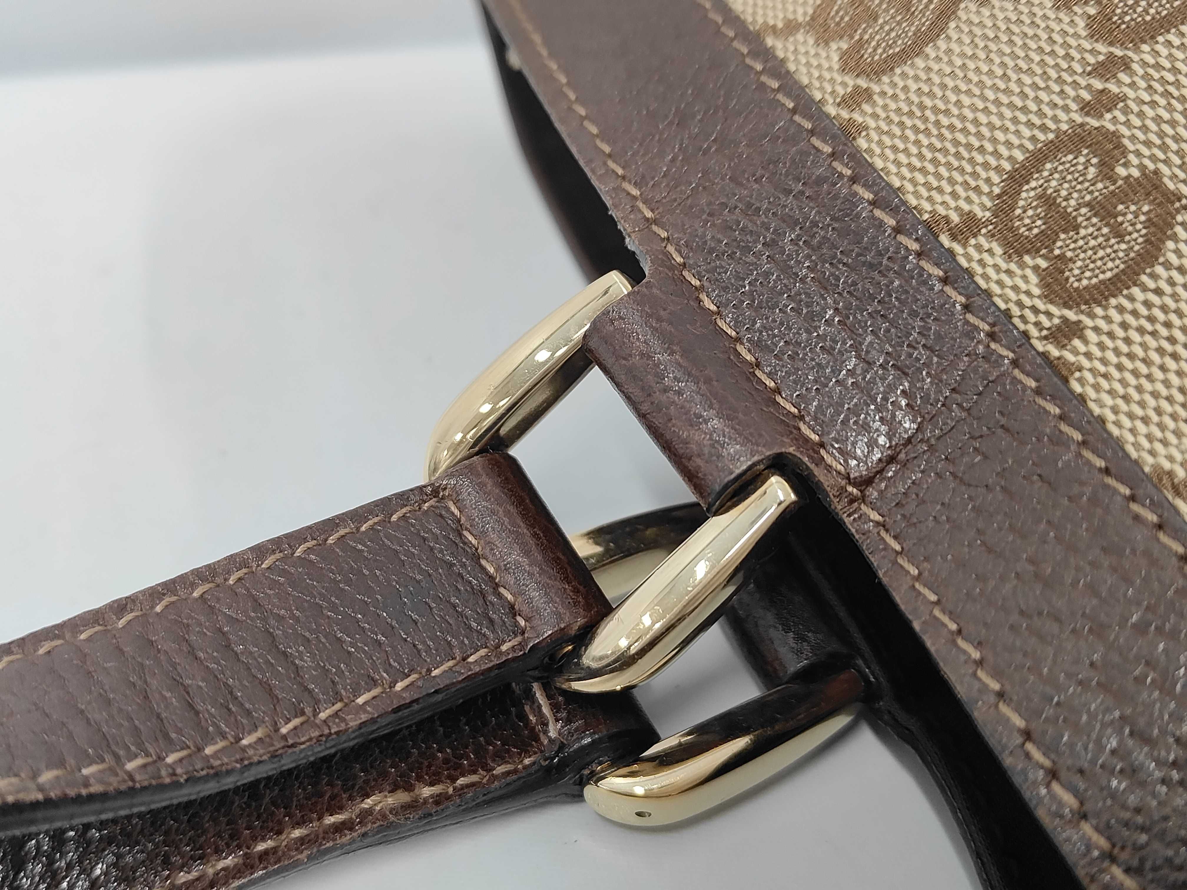 GG Canvas Abbey Handbag Brown 130739 Handbag — view 6