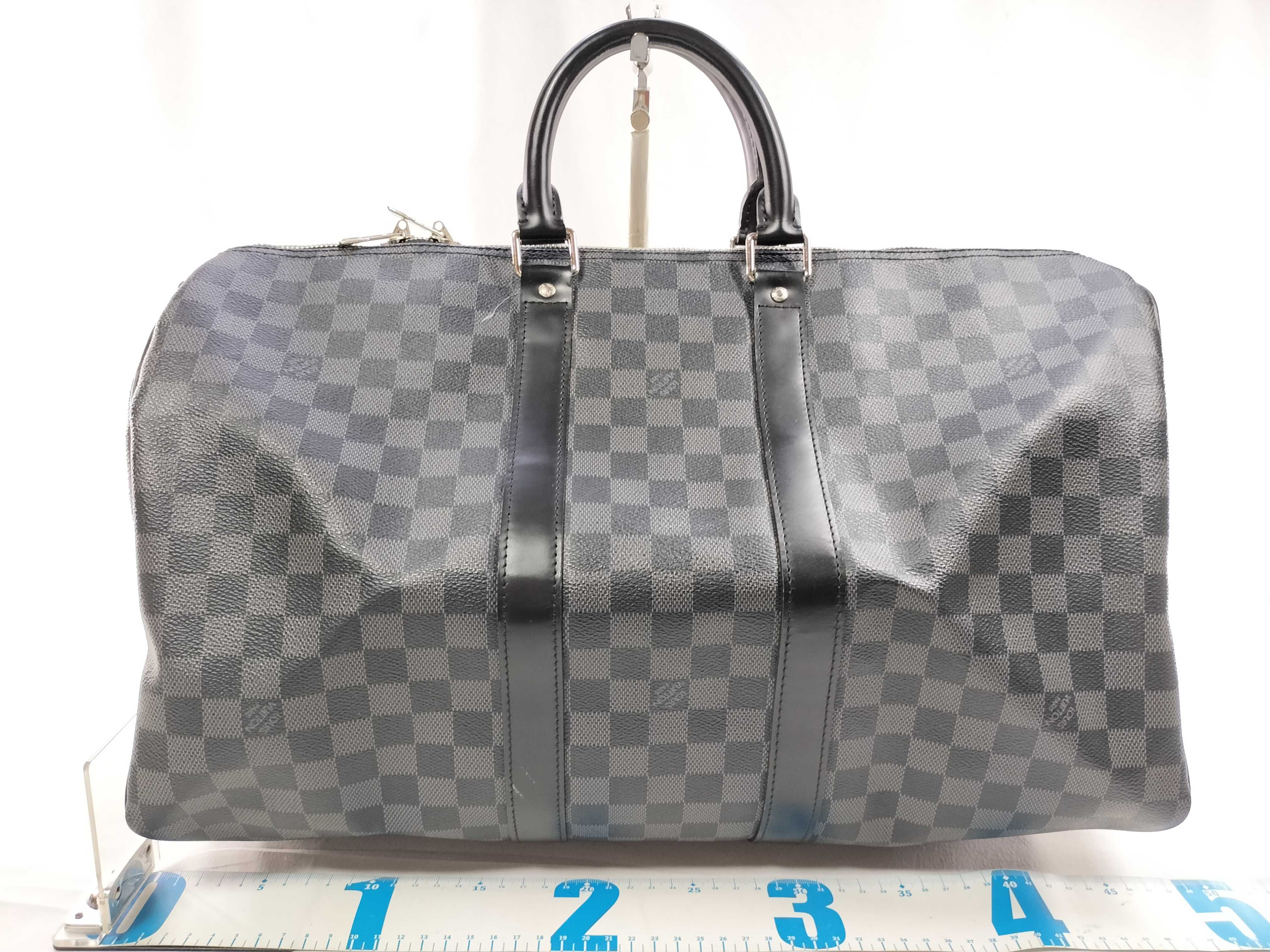 Damier Graphite N41418 Keepall Bandoulière 45 Boston Bag — view 2
