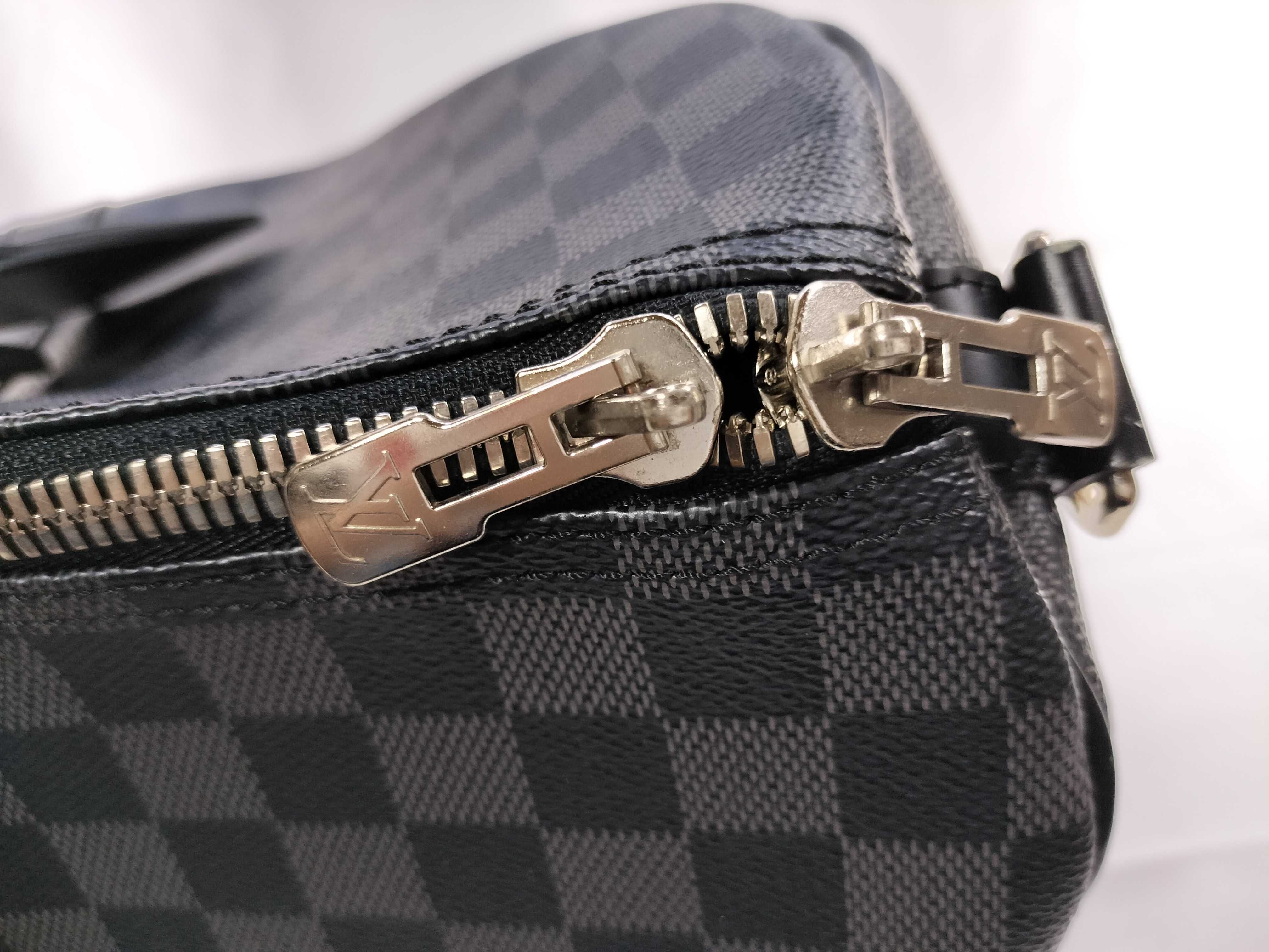 Damier Graphite N41418 Keepall Bandoulière 45 Boston Bag — view 12