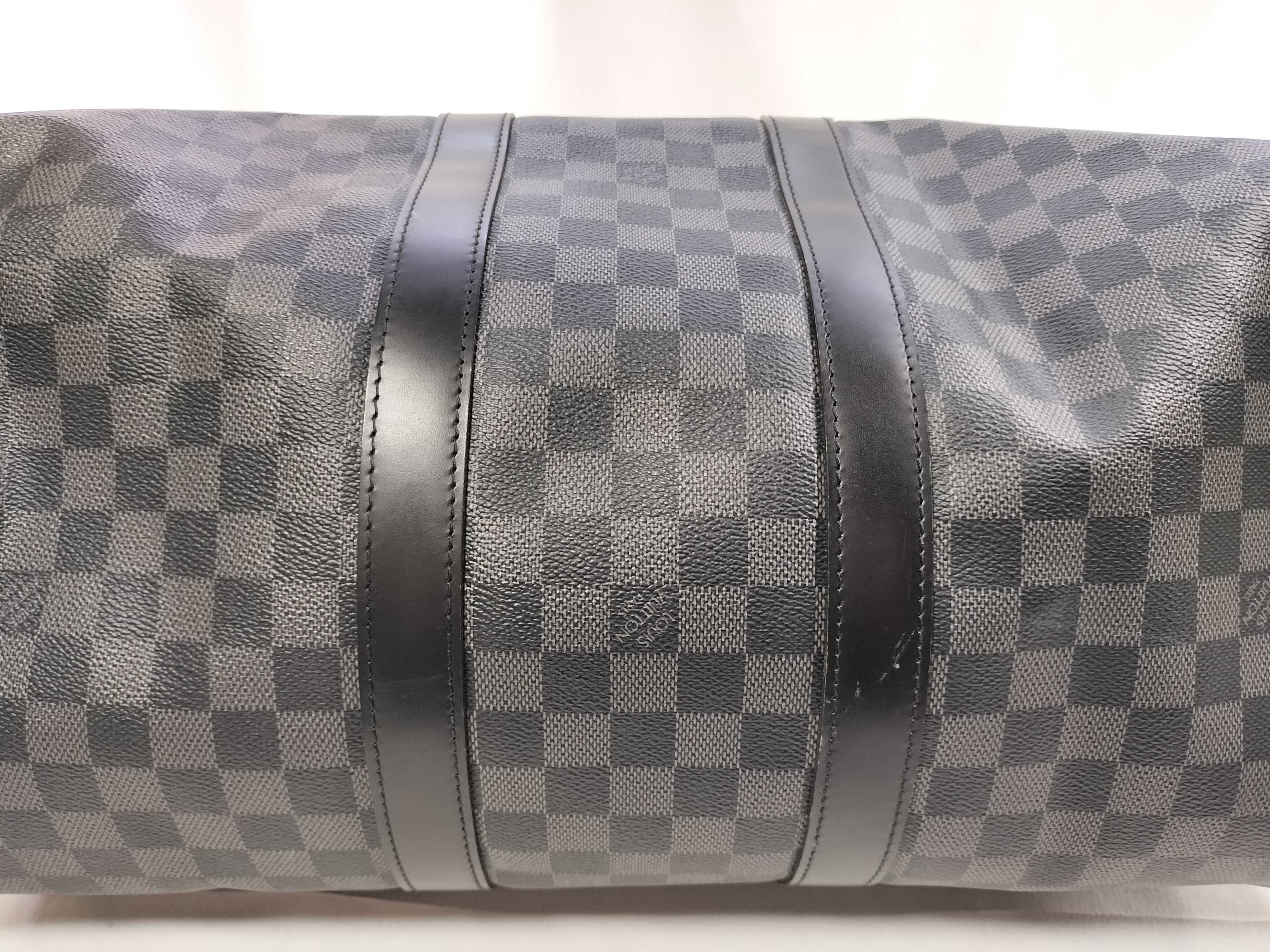 Damier Graphite N41418 Keepall Bandoulière 45 Boston Bag — view 8