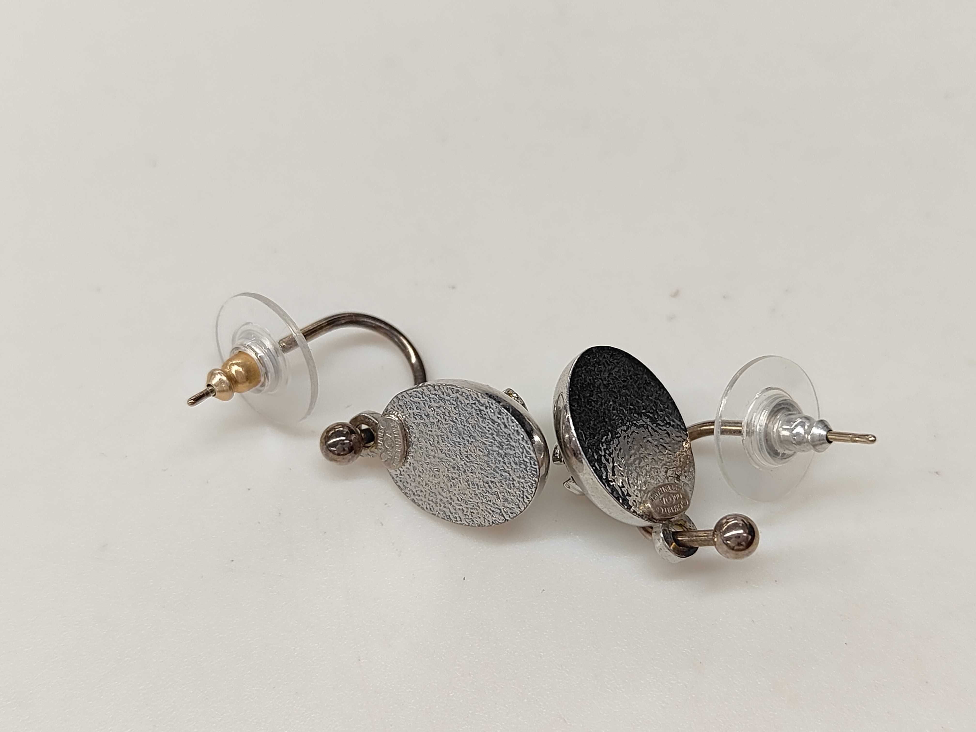 earrings, Coco Mark silver earrings — view 2
