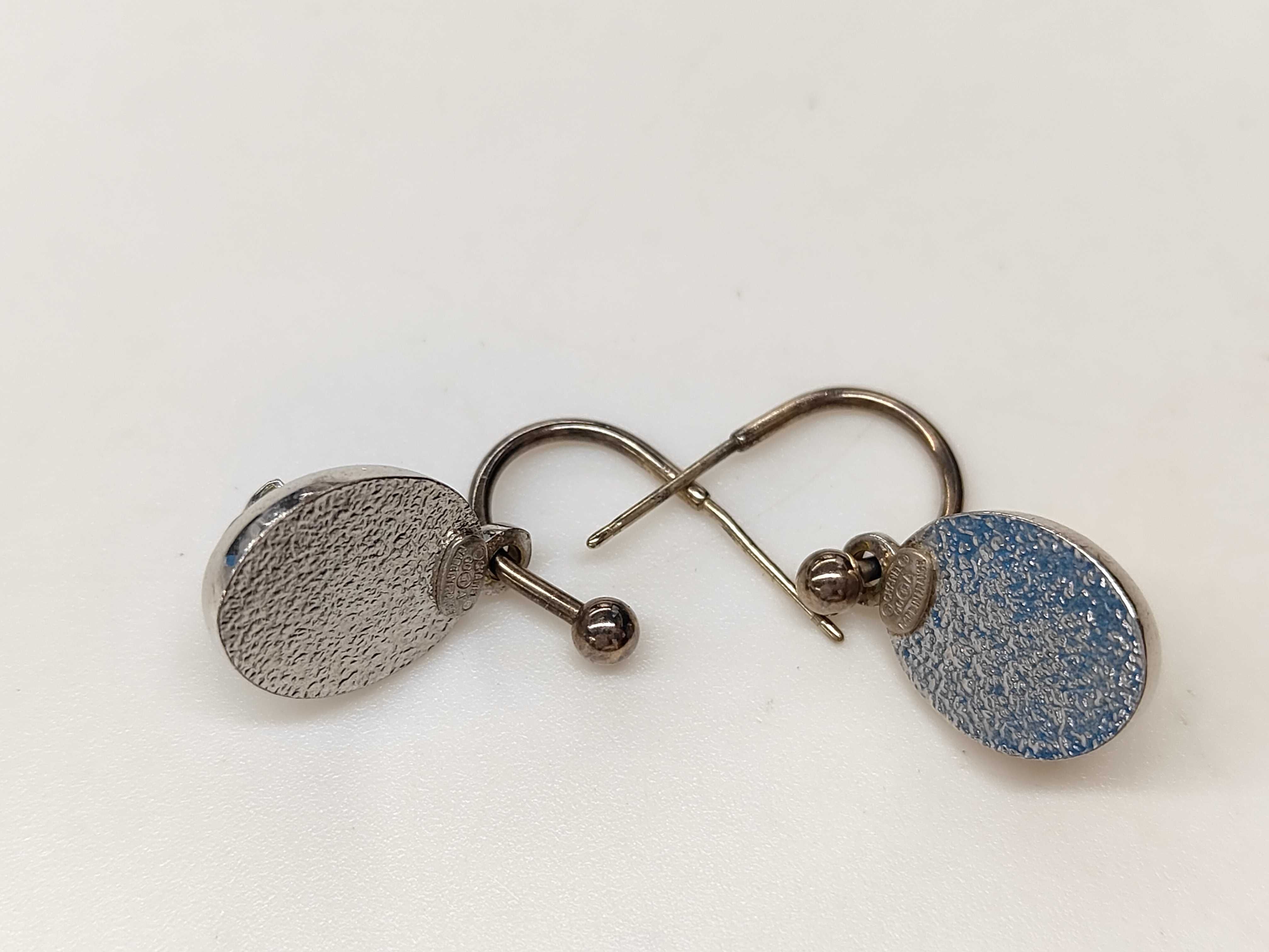 earrings, Coco Mark silver earrings — view 3