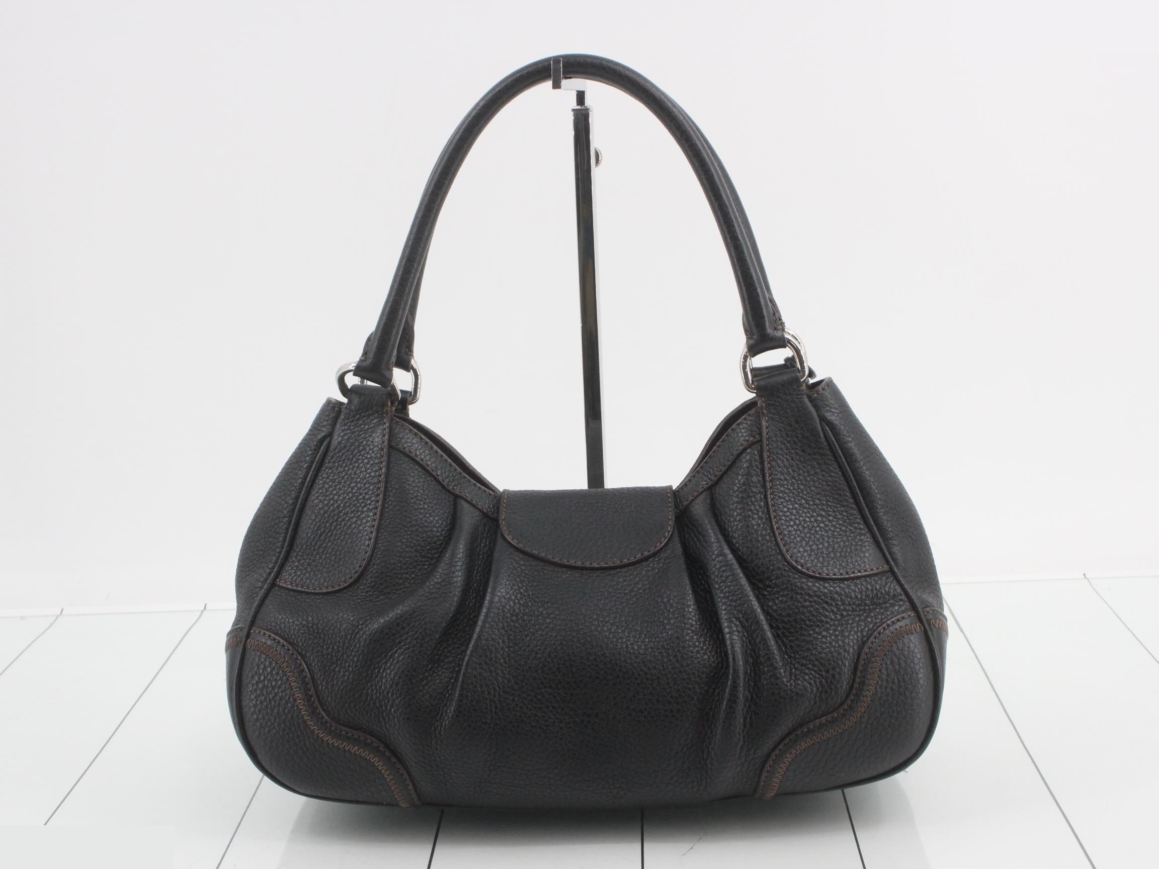 Vitello Daino Leather Handbag — view 2